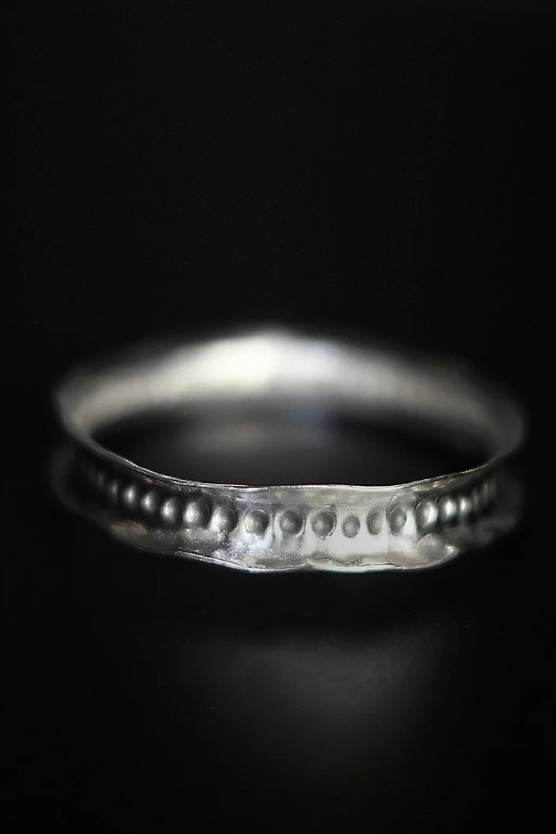 EWA Tribal | Large Dot Motif Bracelet | Silver