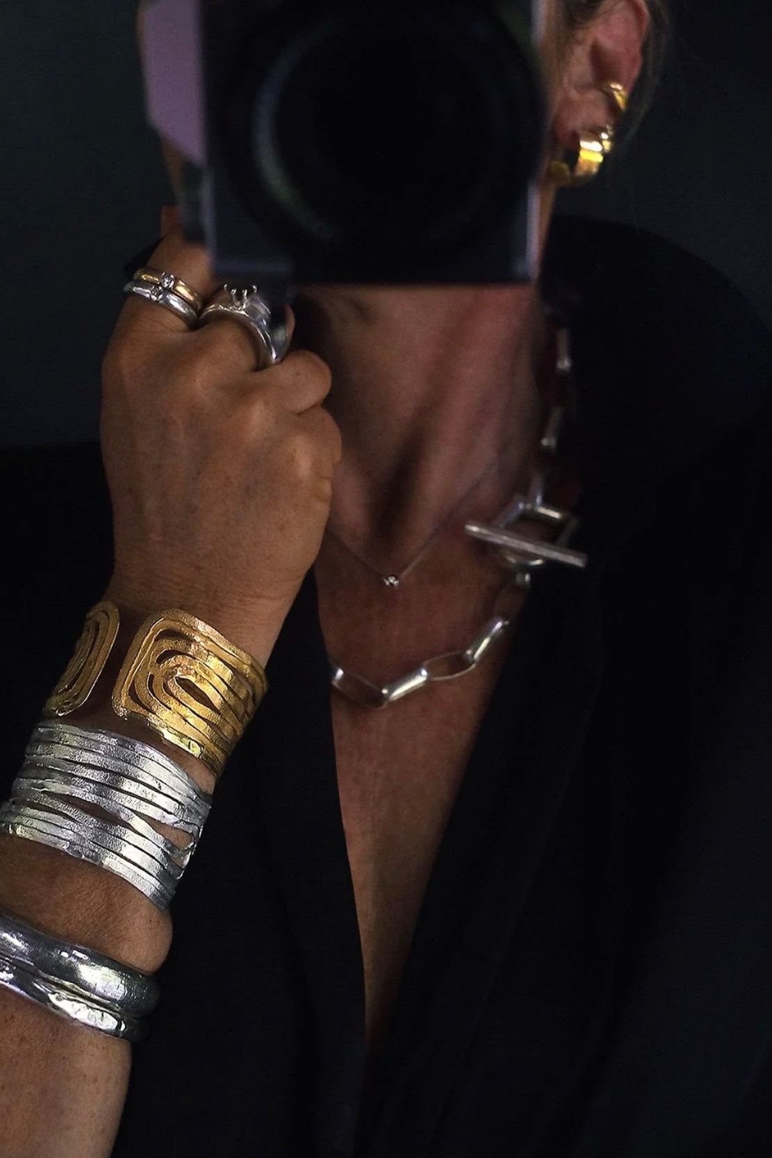 EWA Tribal | Lamari Cuff | Gold