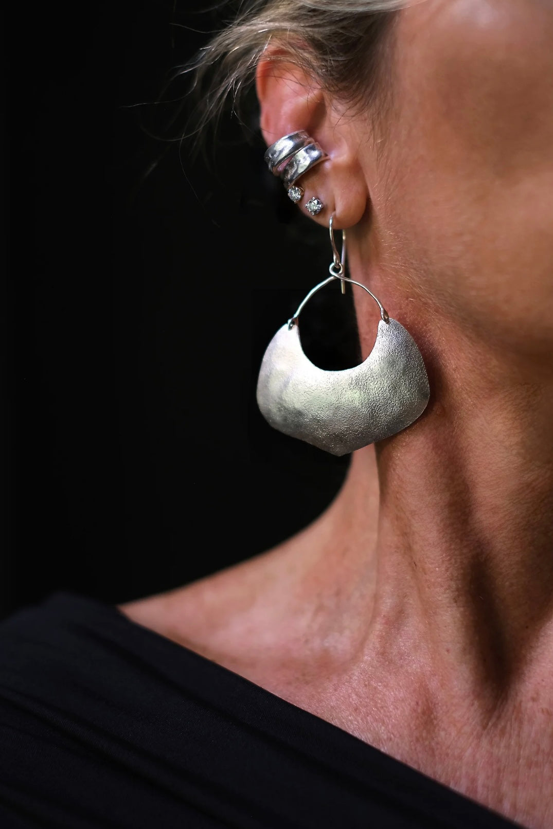 EWA Tribal | Aua Earrings | Silver