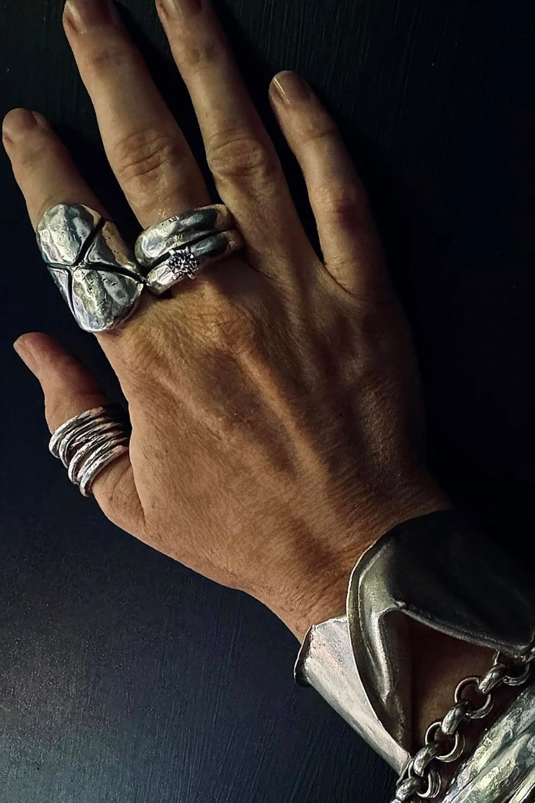 Ewa Jewellery | Heavy Asmat Ring | Silver