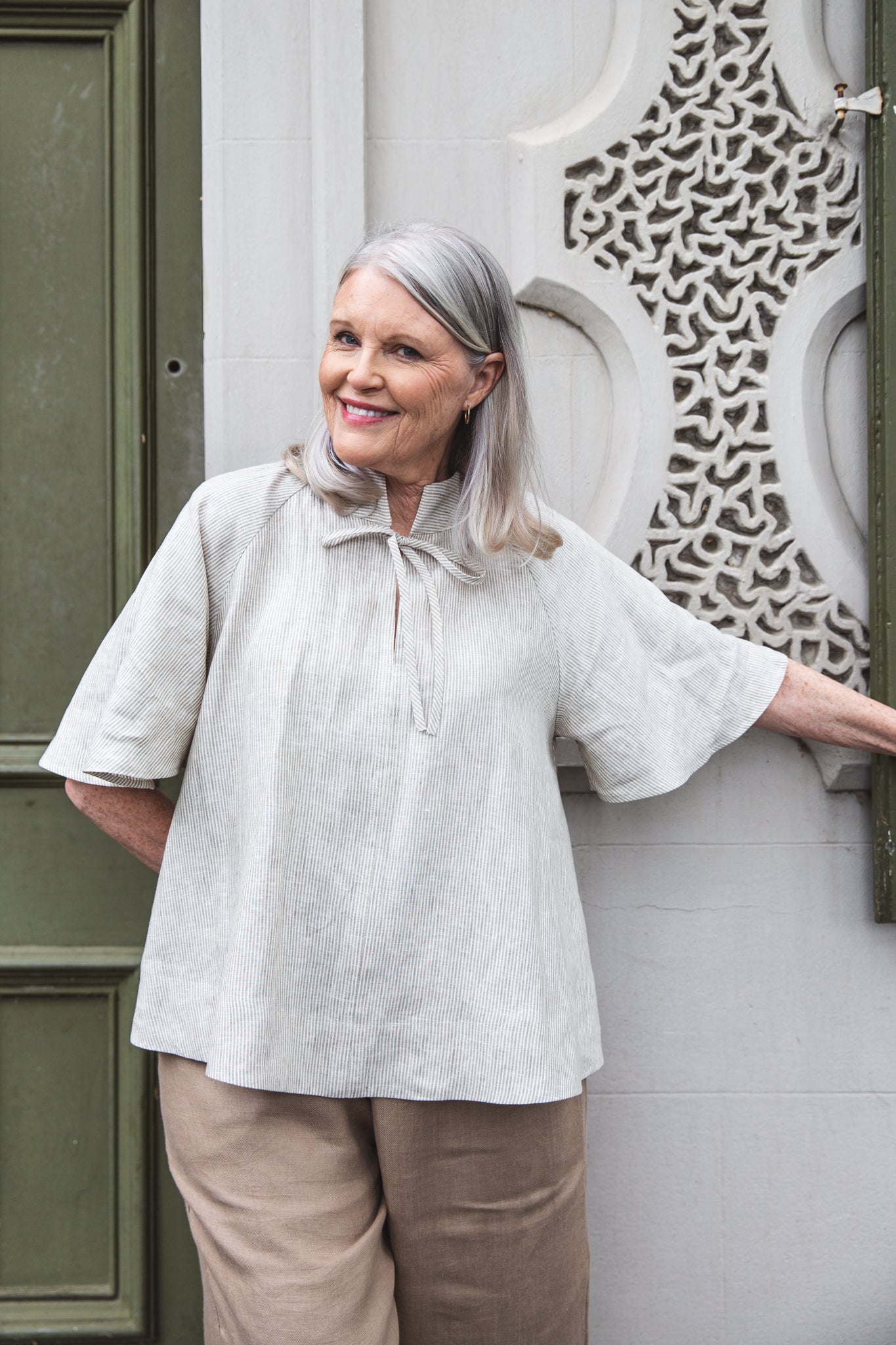 Gaynor Top | Acorn Stripe