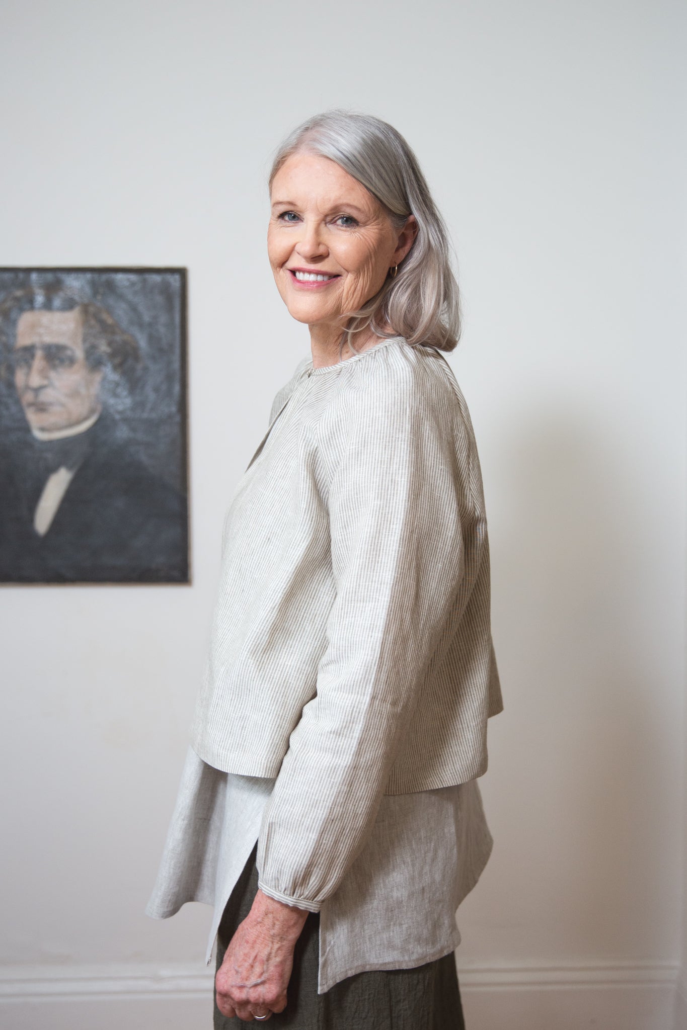 Glenda Jacket | Acorn Stripe