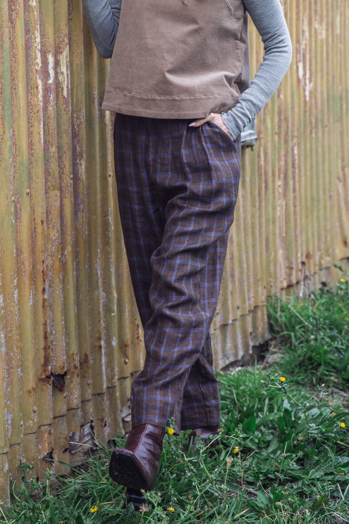 Hendric Pant | Cocoa Plaid