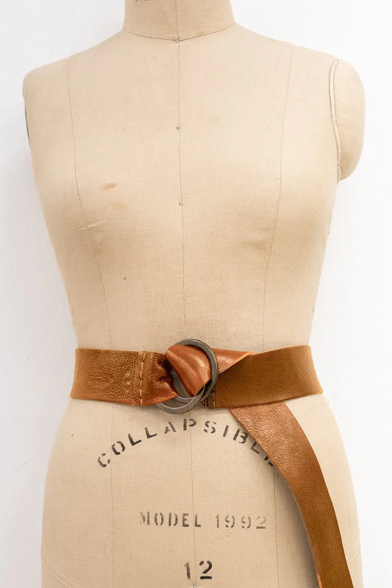 Ink Olives | Leccio Belt | Tan