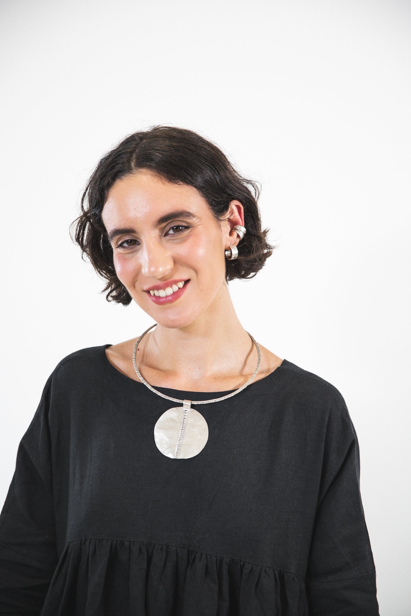 EWA Tribal | Ihu Pendant & Choker | Silver