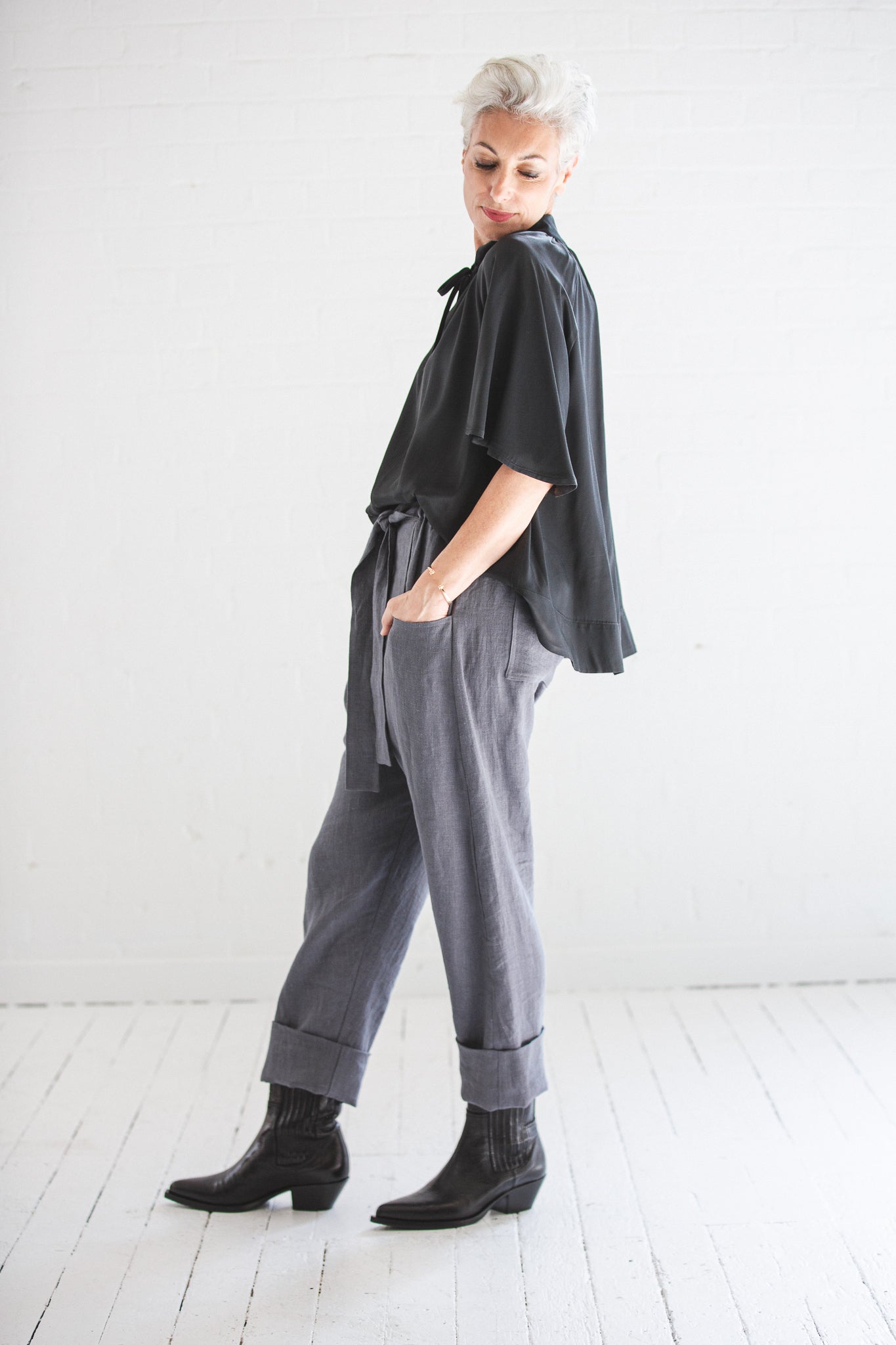 Isla Pant | Smoked Pearl