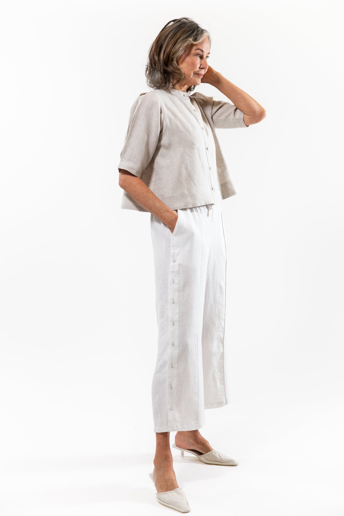 Jemima Pant | White