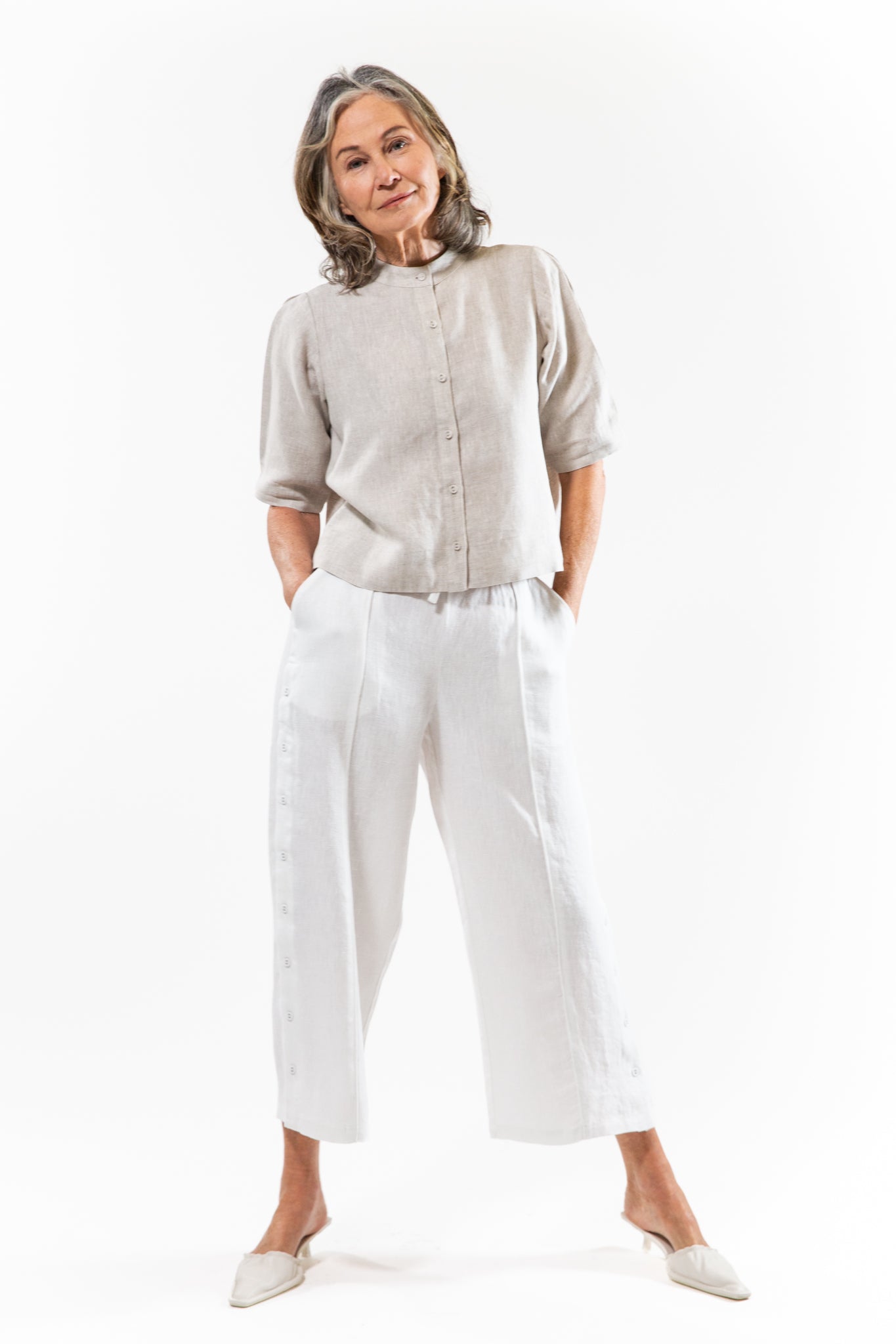 Jemima Pant | White