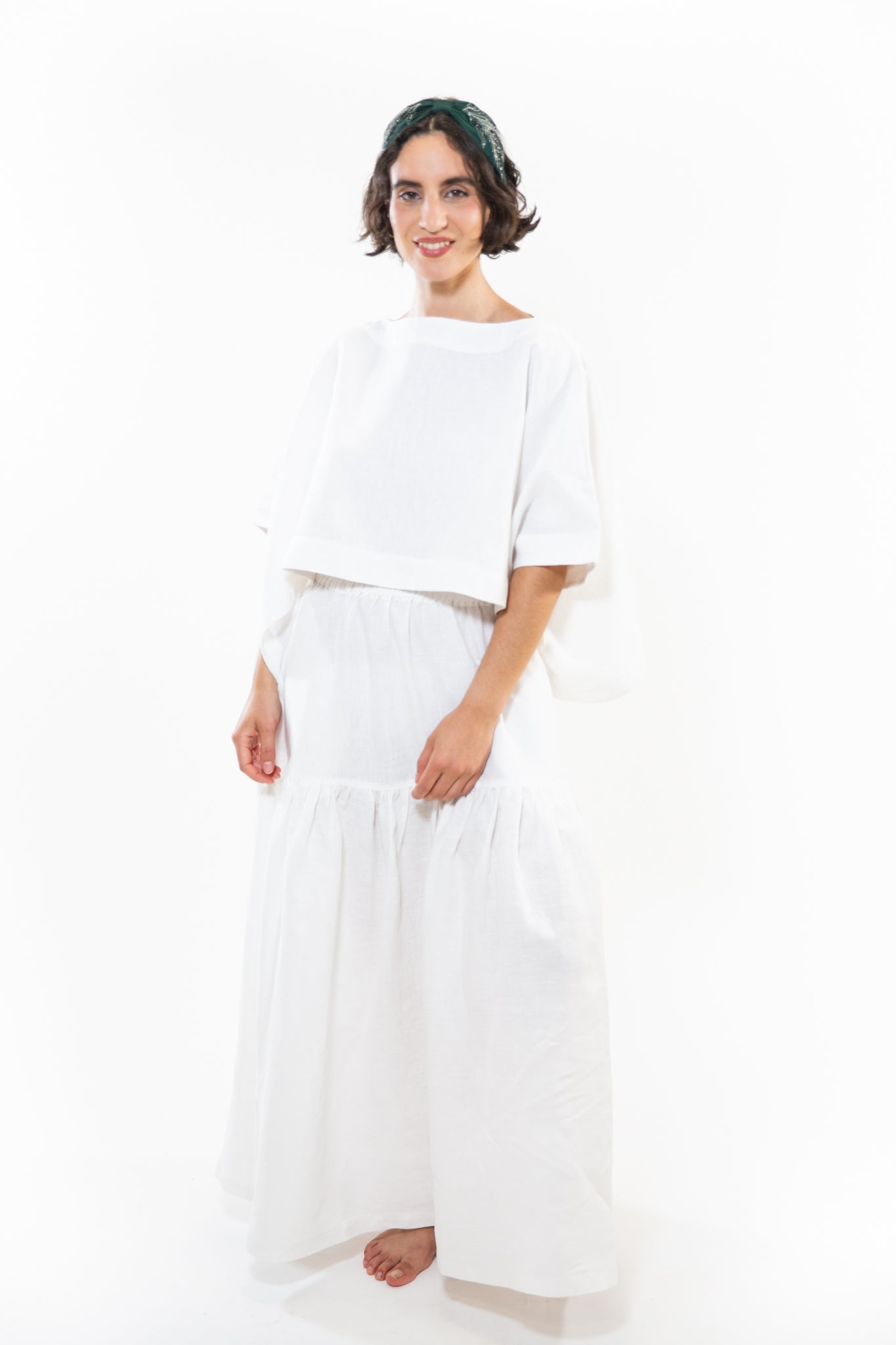 Hard Embroidered Headband | Junie