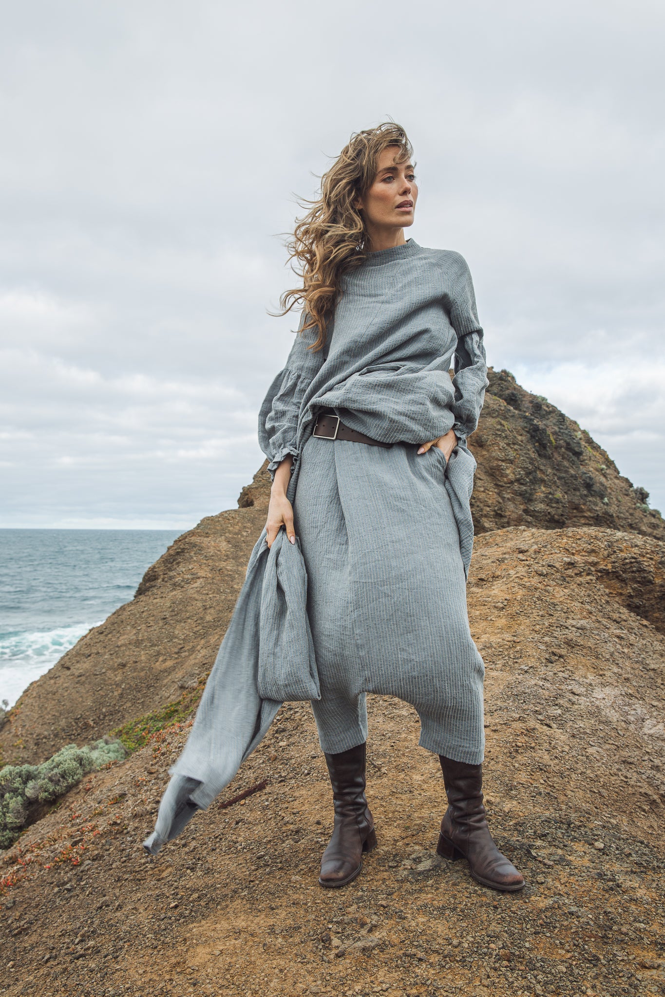 Koi Pant | Dutch Blue Stripe