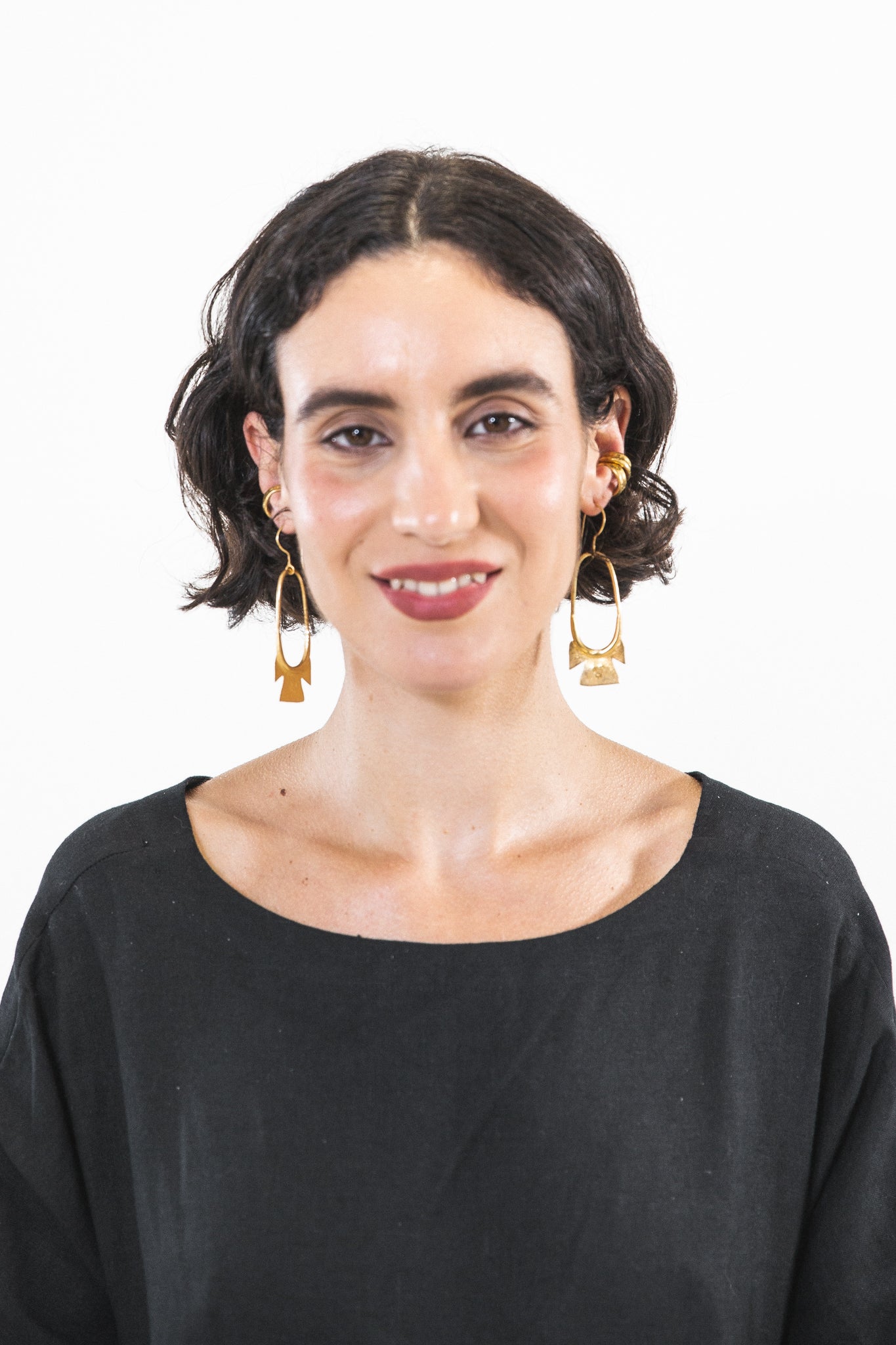 EWA Tribal | Krisa Earrings | Gold