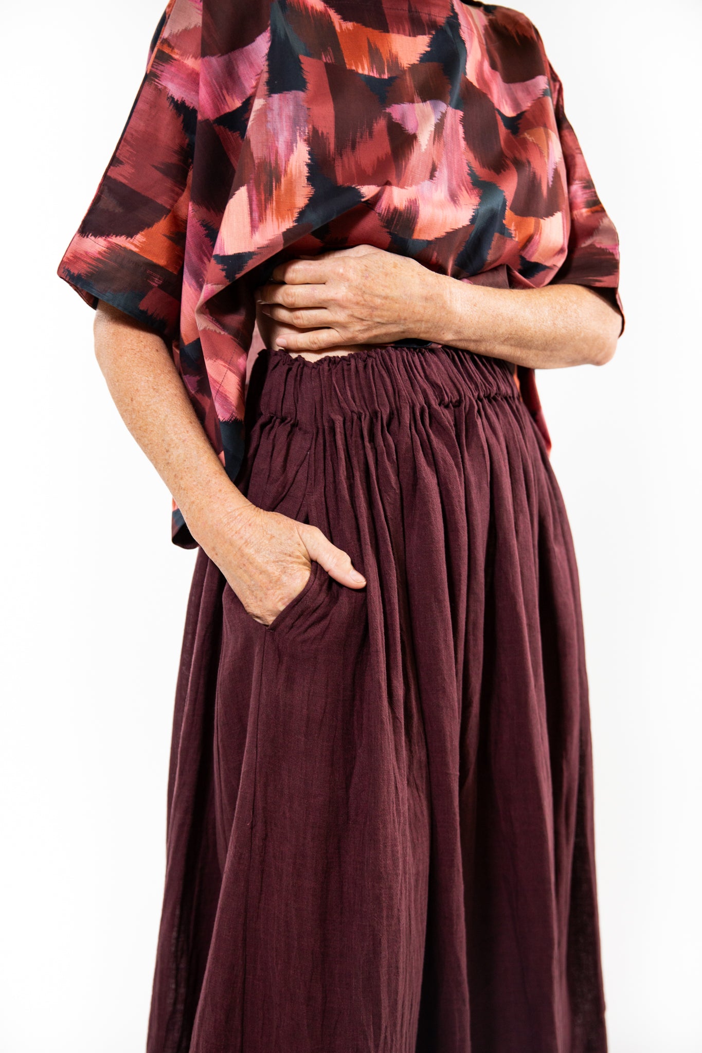 Leilani Skirt | Merlot