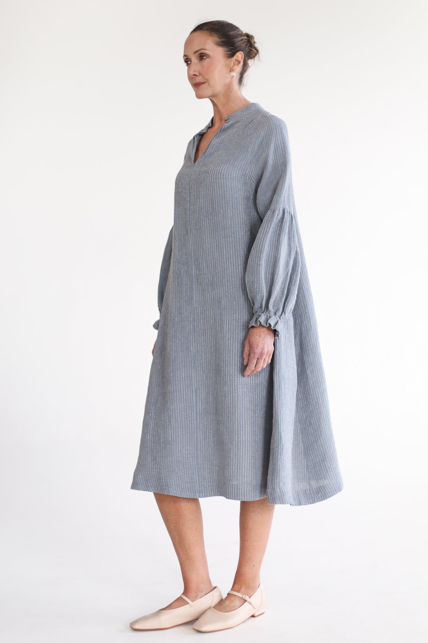 Leonie Dress | Dutch Blue Stripe