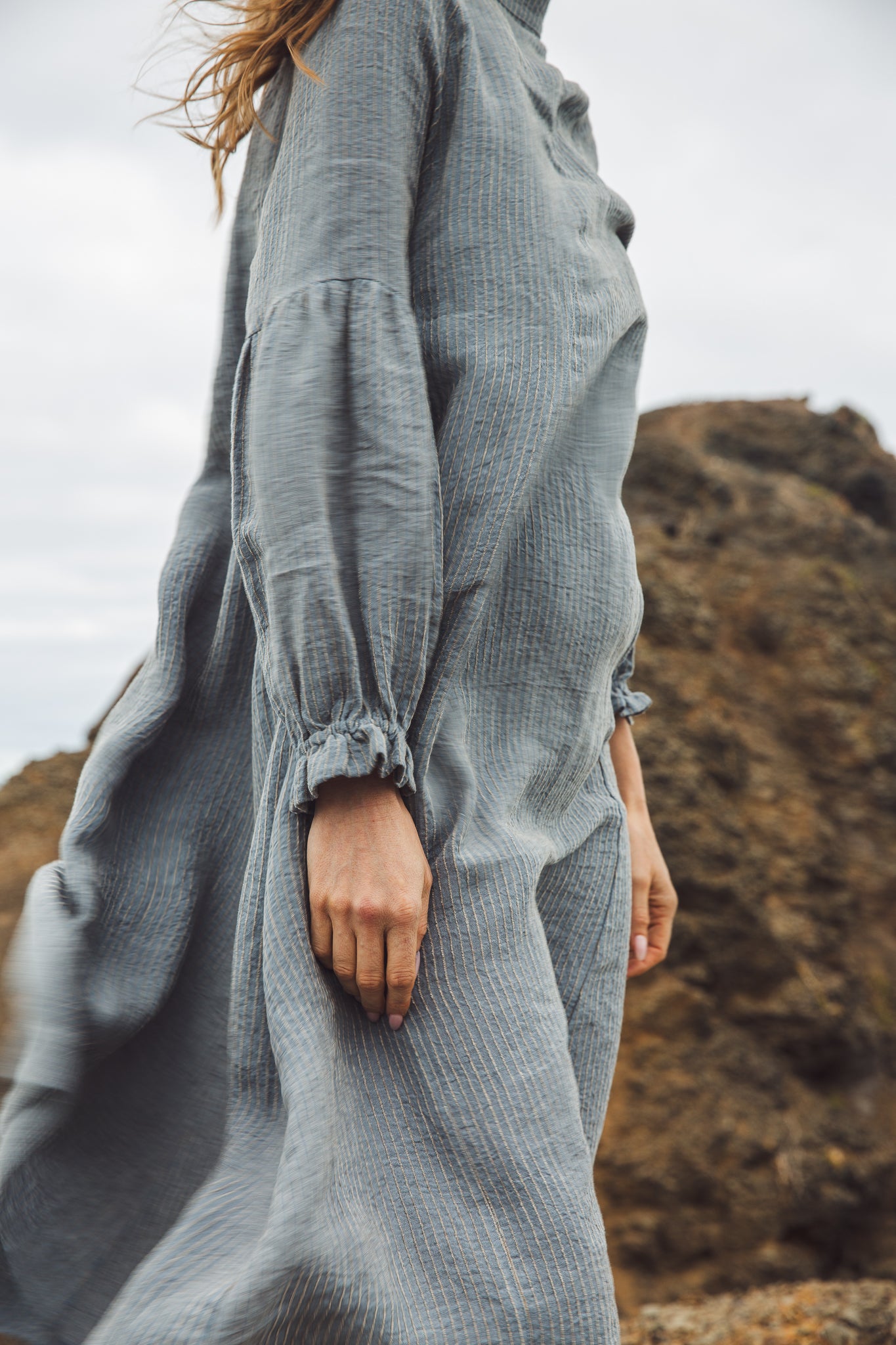 Leonie Dress | Dutch Blue Stripe