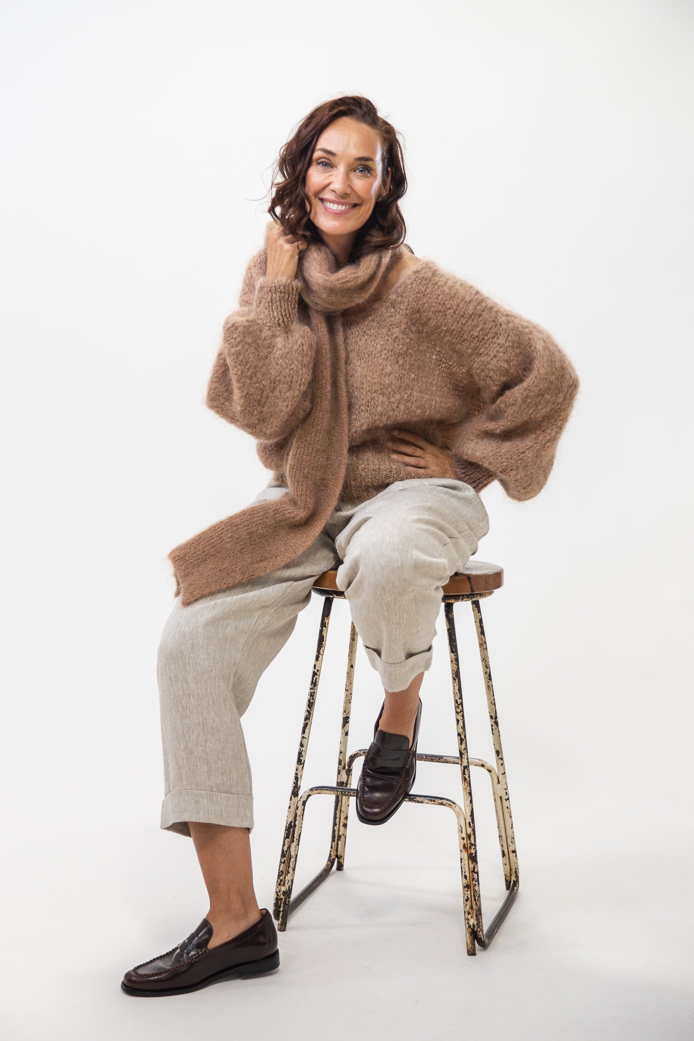 Lisa Scarf | Medium Brown