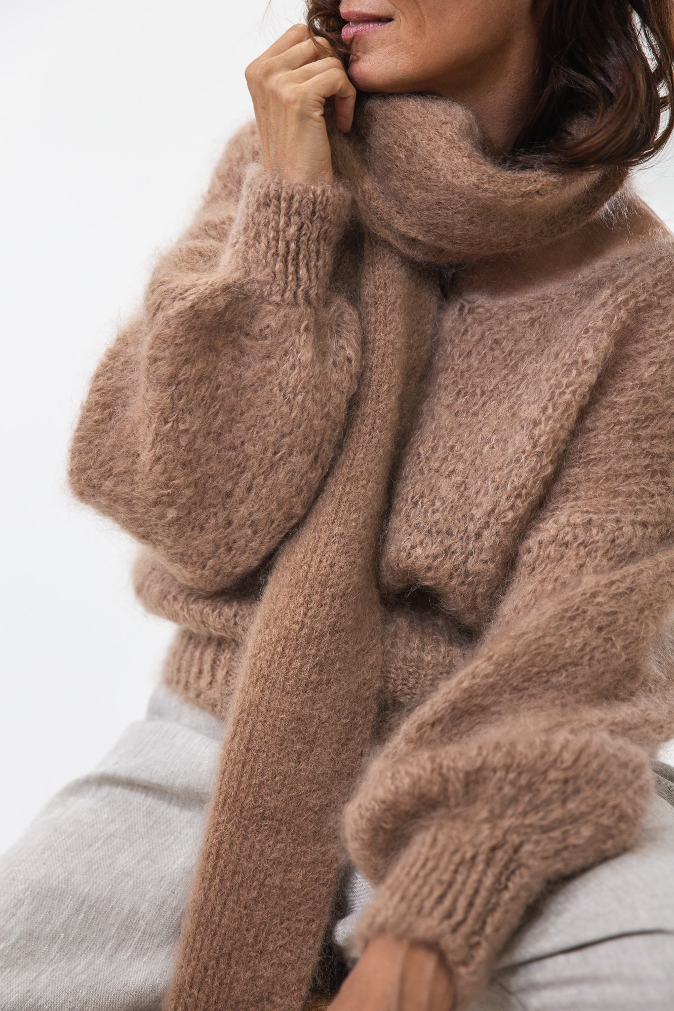 Lisa Scarf | Medium Brown