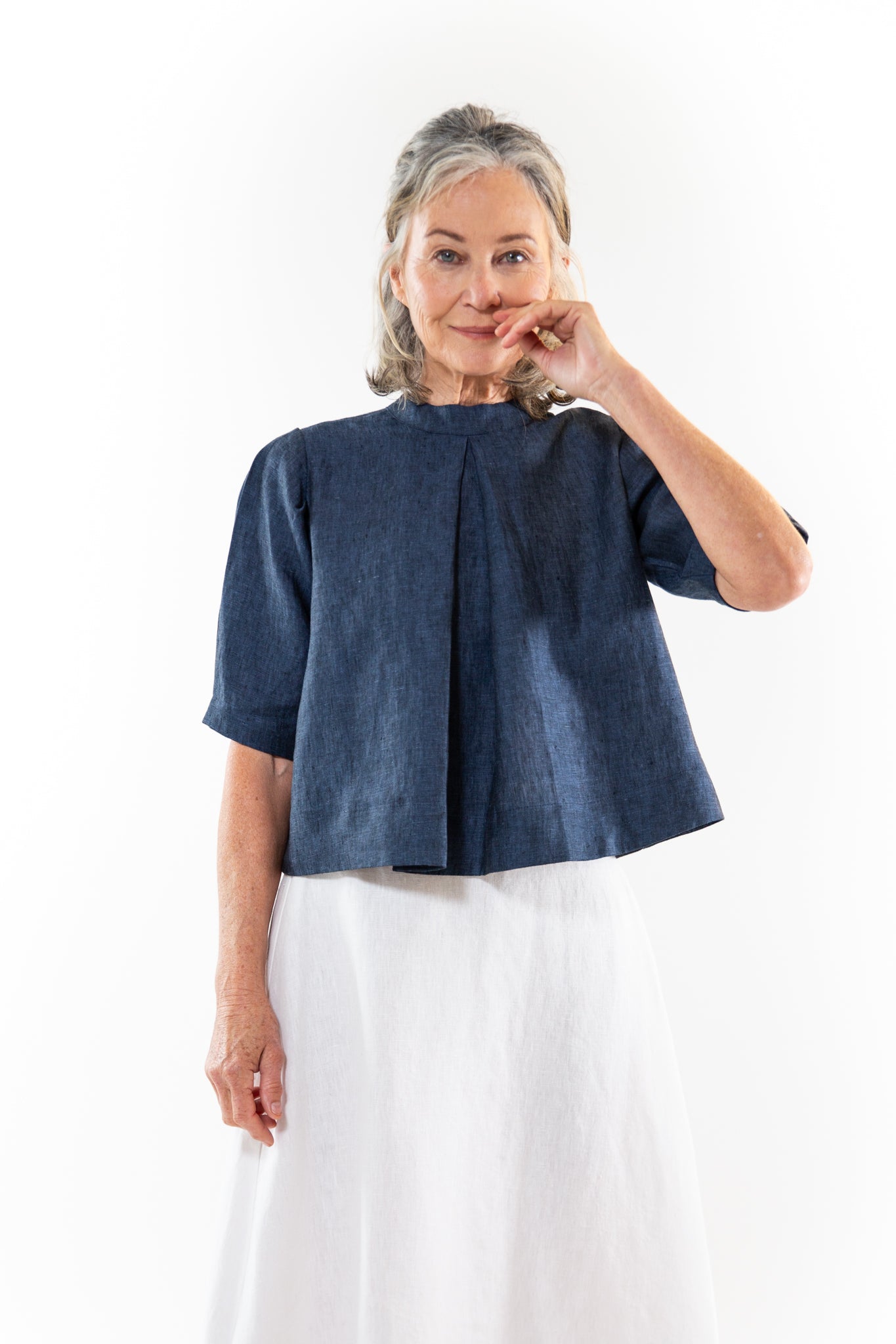 Loretta Top | Navy