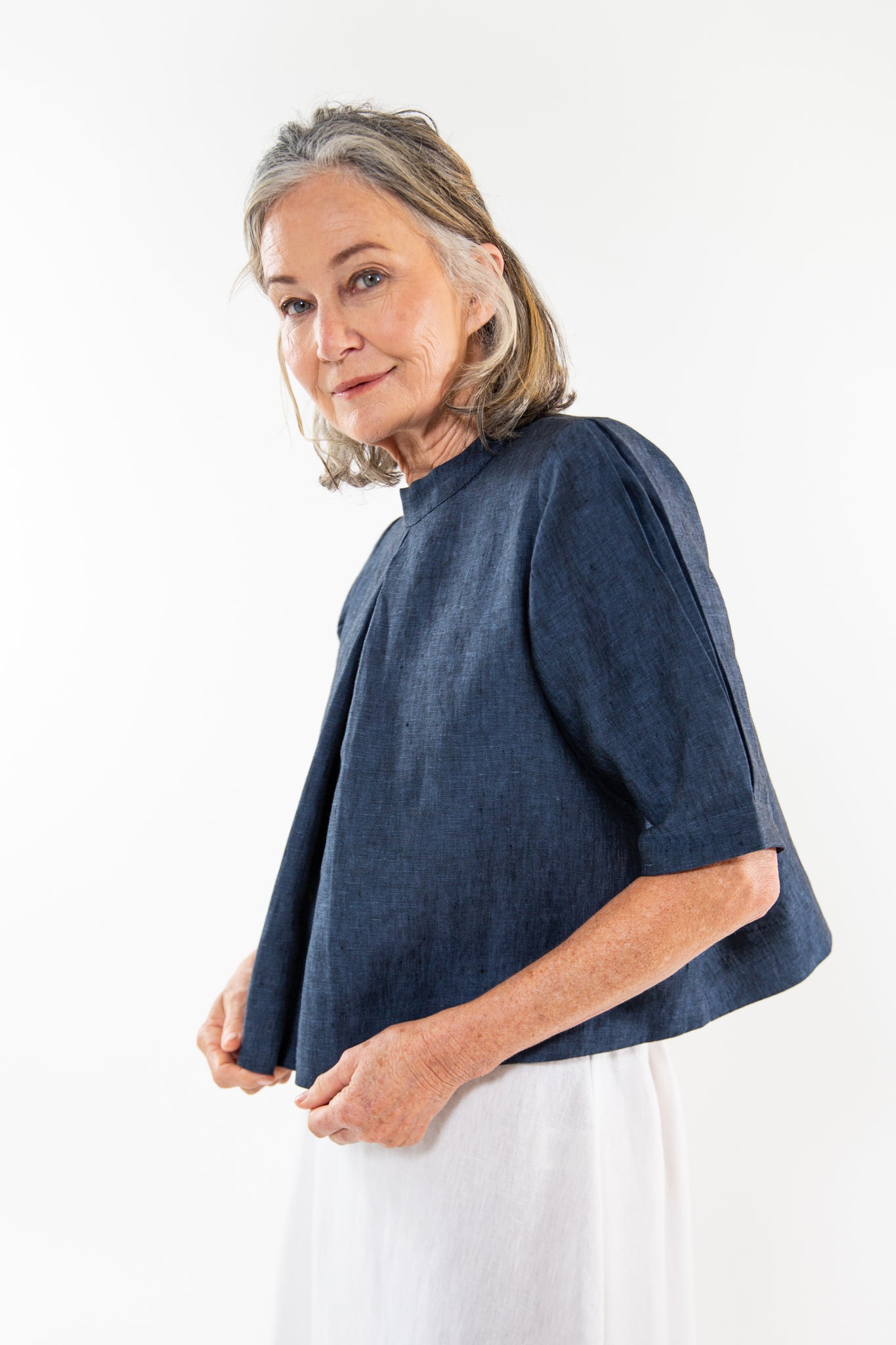 Loretta Top | Navy