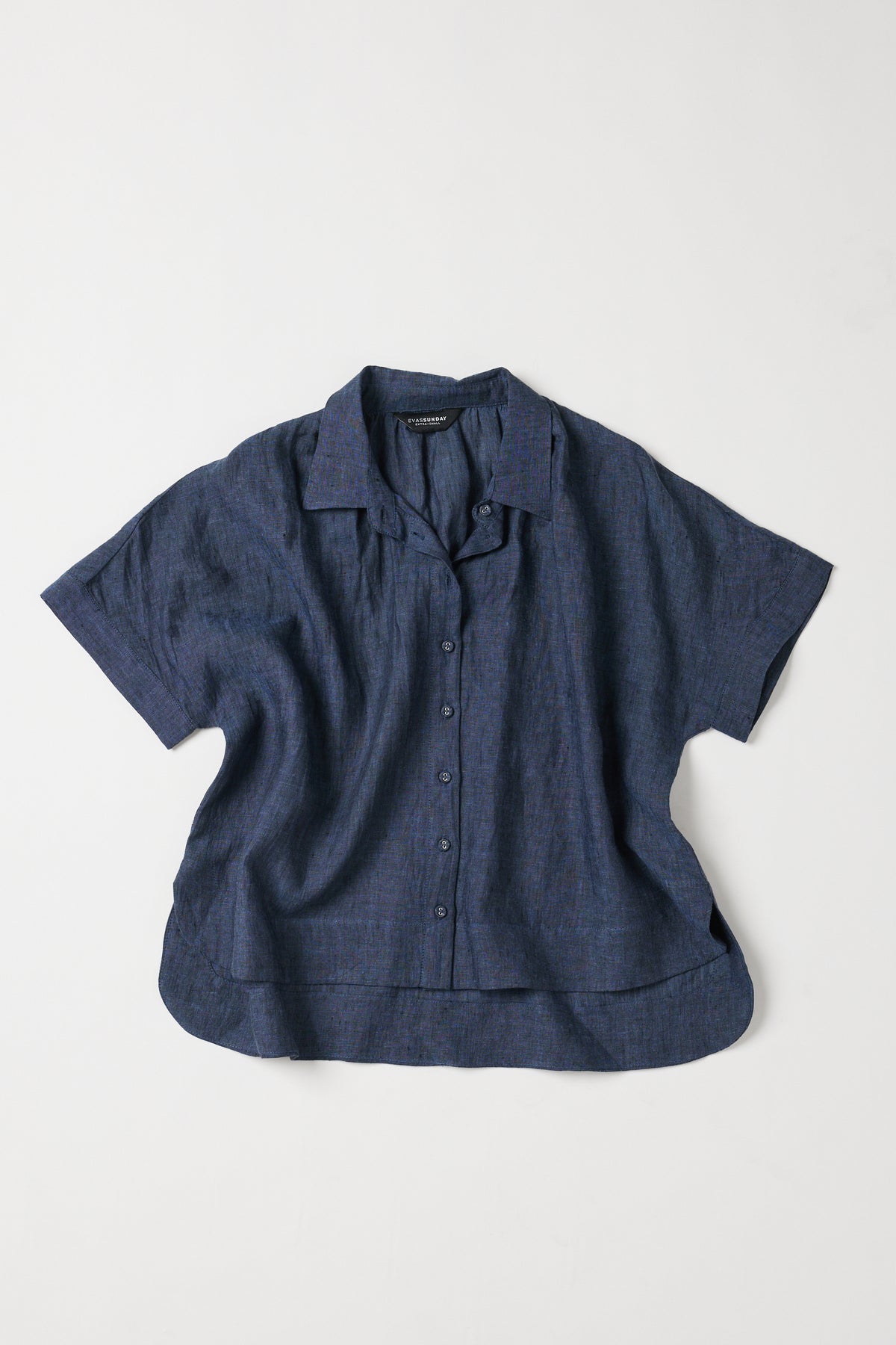 Lumi Collared Shirt | Navy