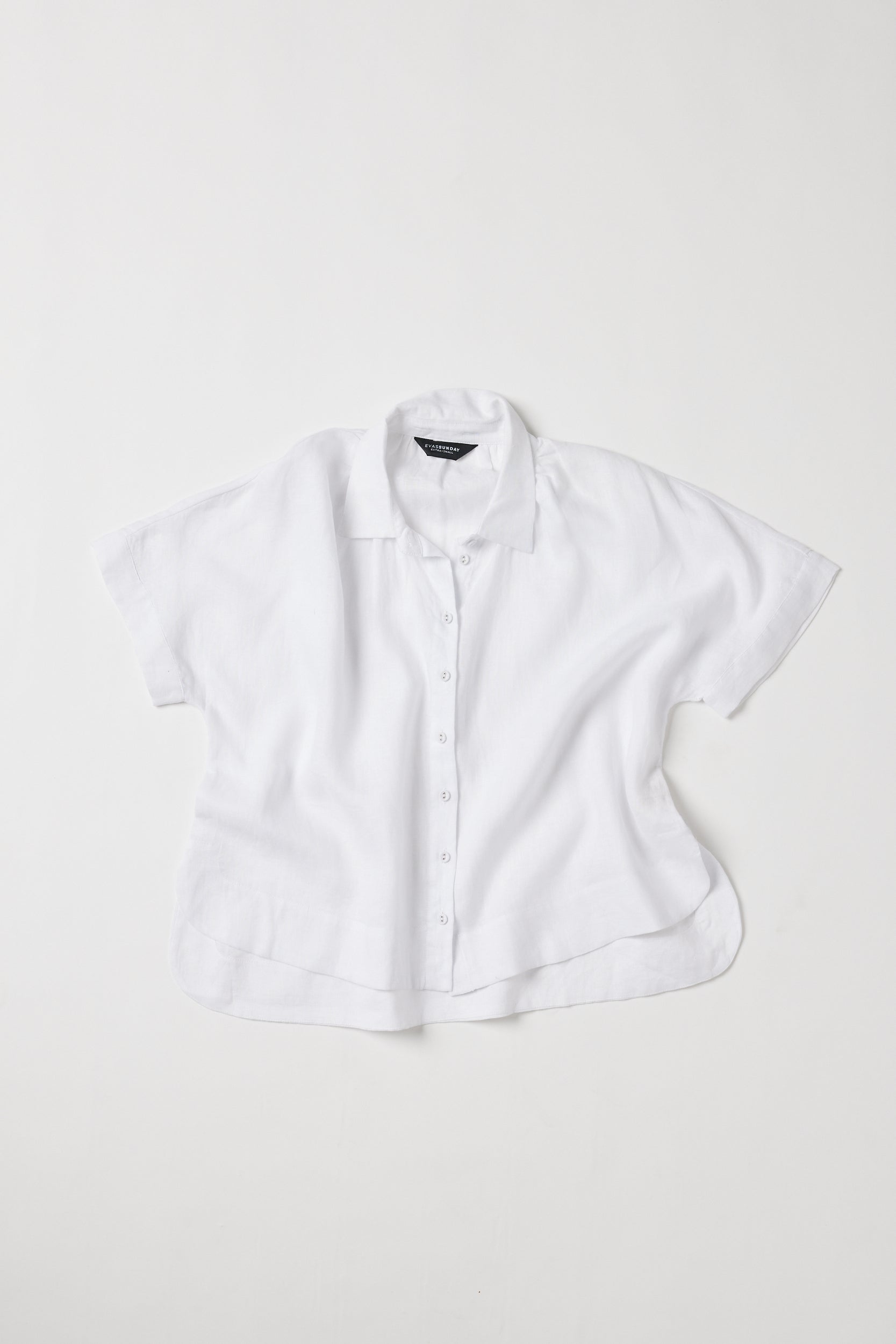 Lumi Collared Shirt | White