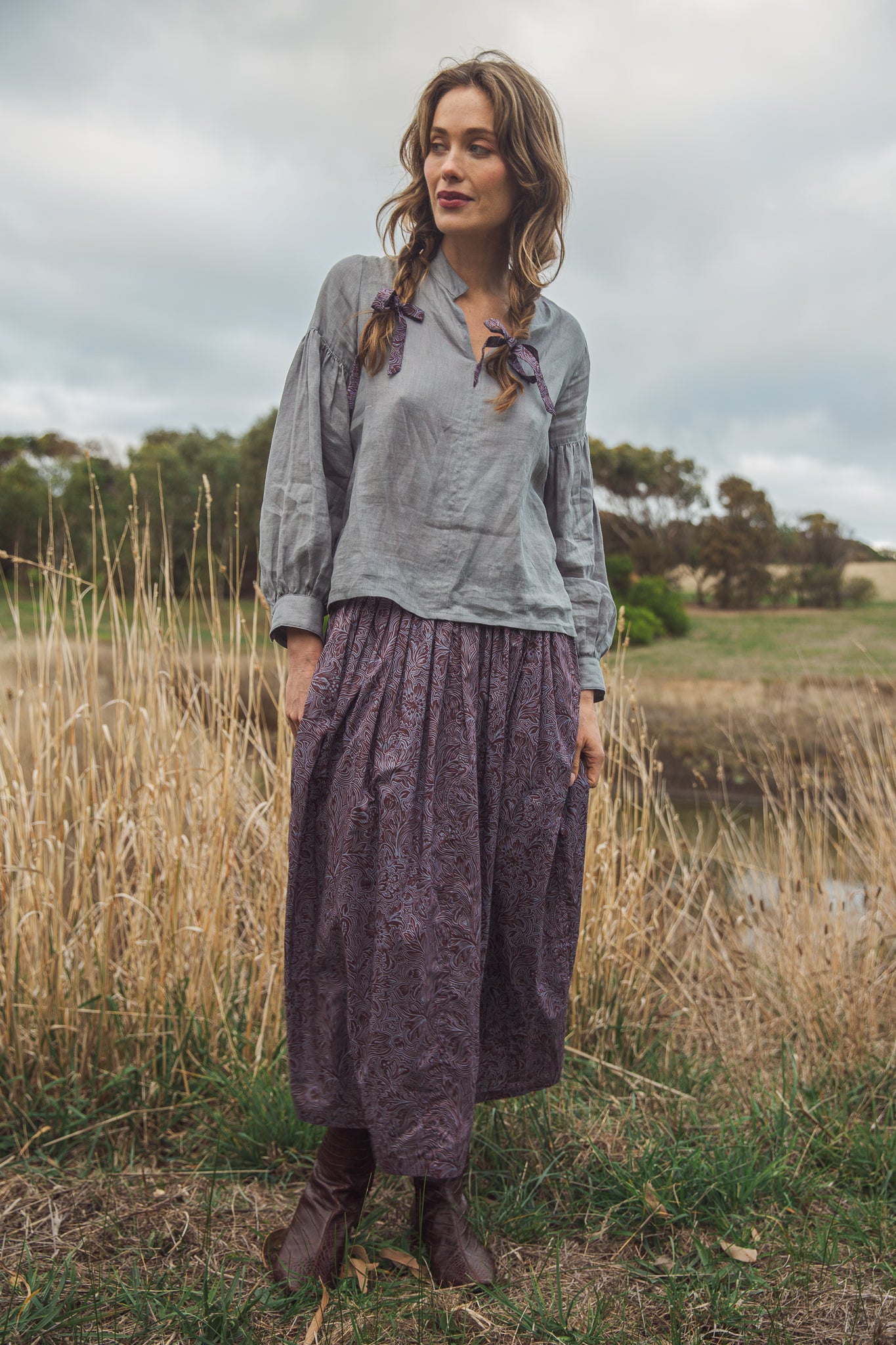 Maddison Blouse | Bluebell