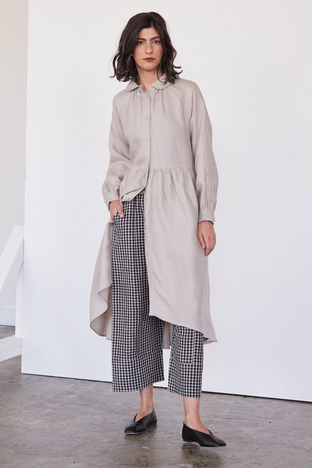 Maebry Duster Jacket | Stone