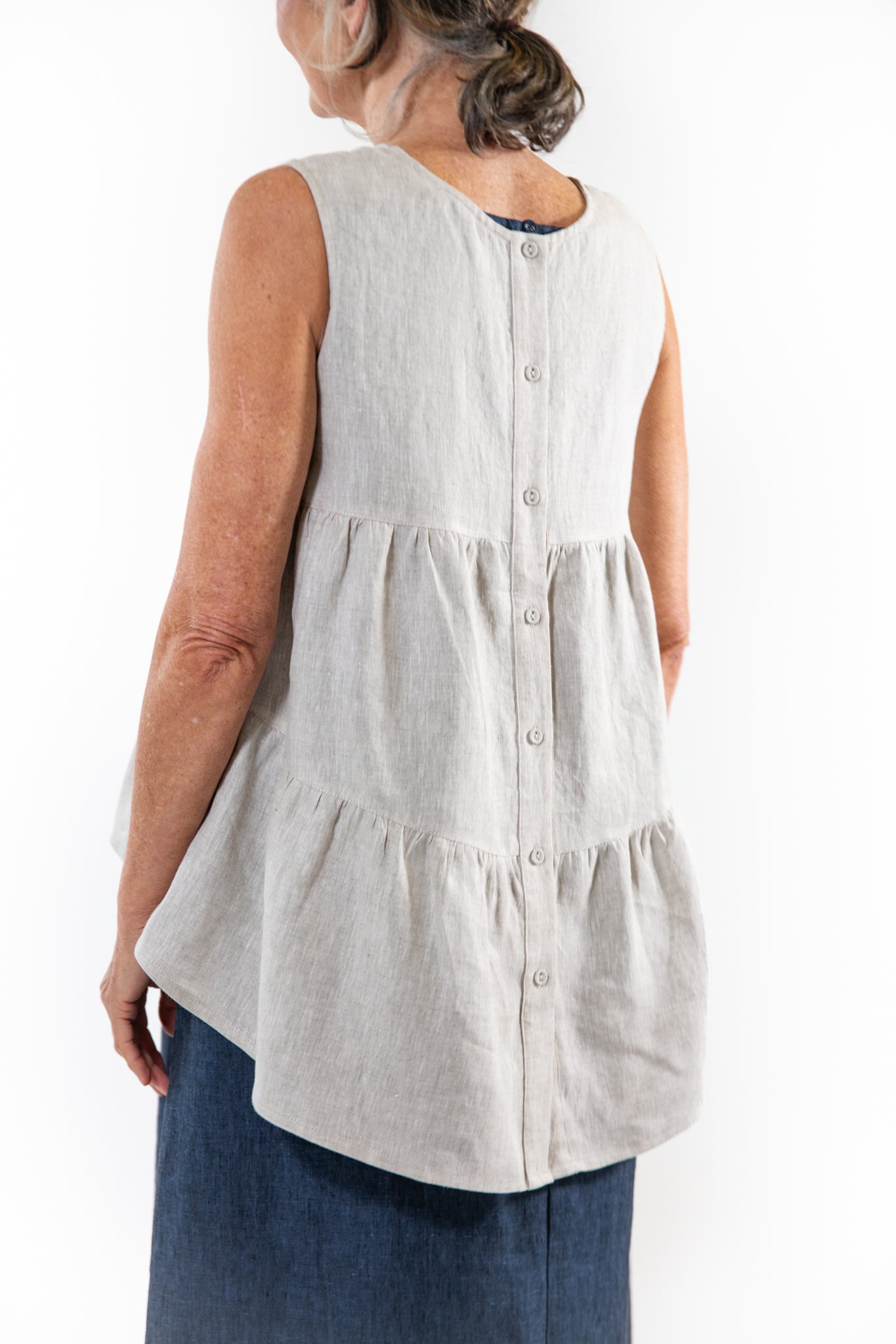 Mao Trapeze Top | Neutral