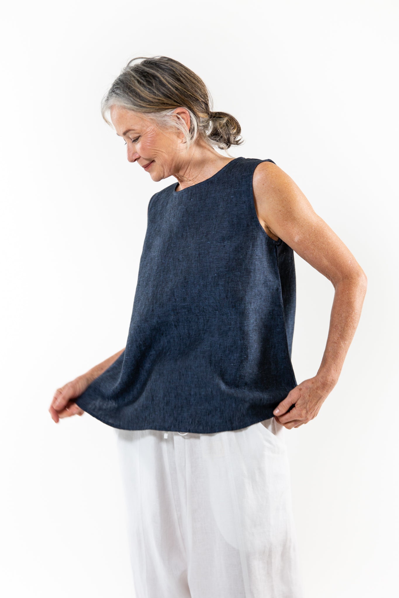 Mila Top | Navy