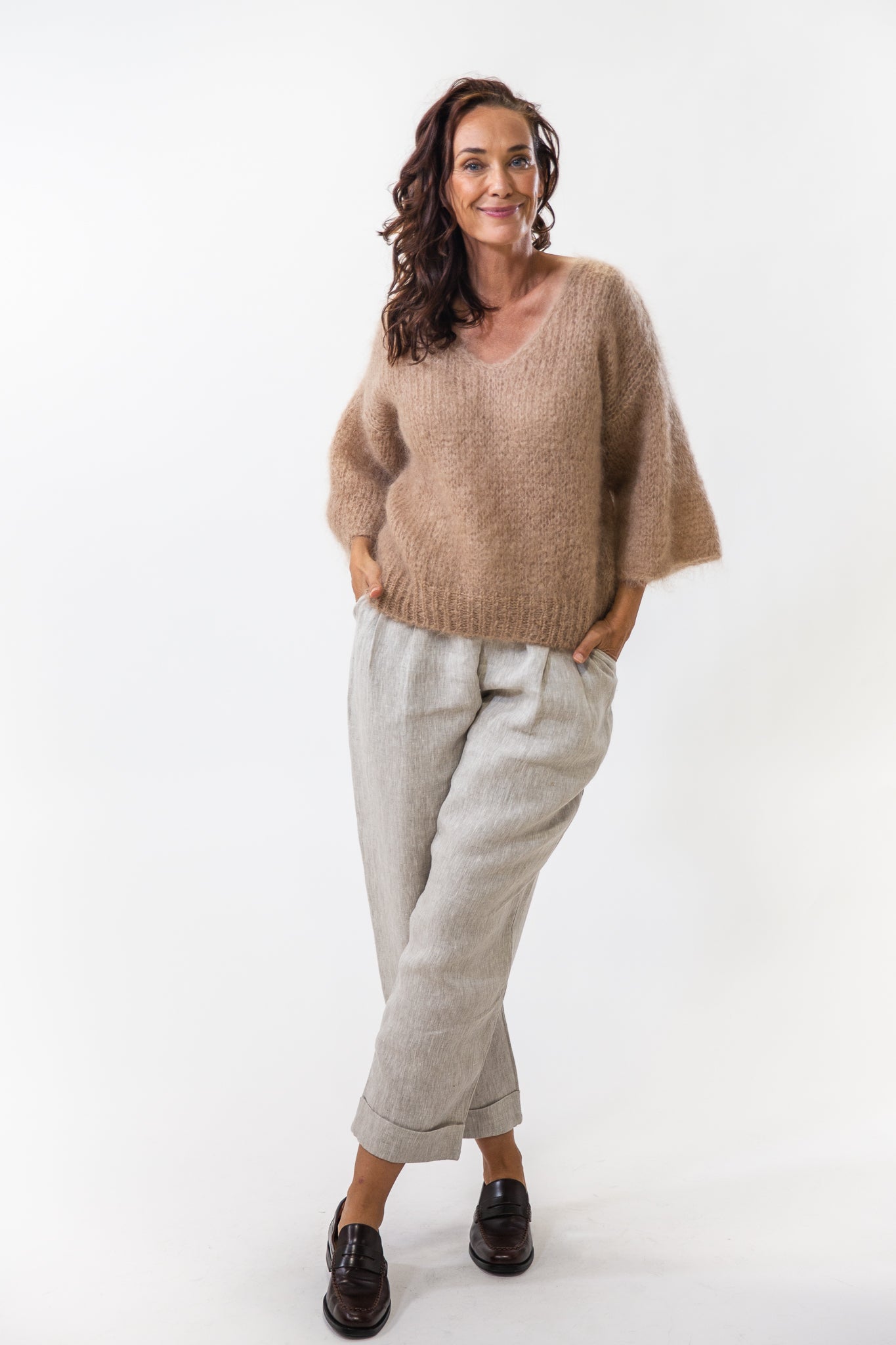 Miranda Pullover | Medium Brown