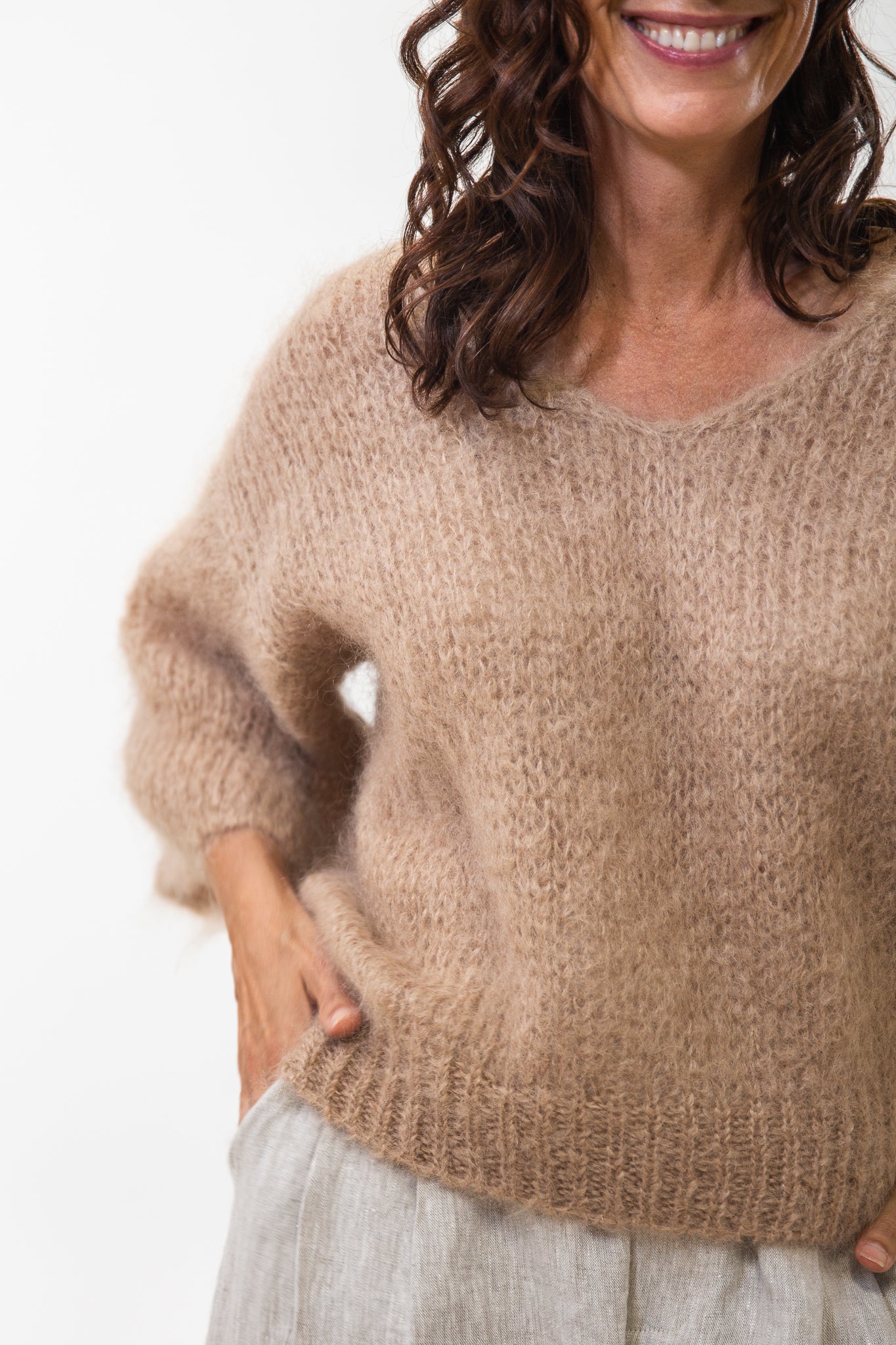 Miranda Pullover | Medium Brown