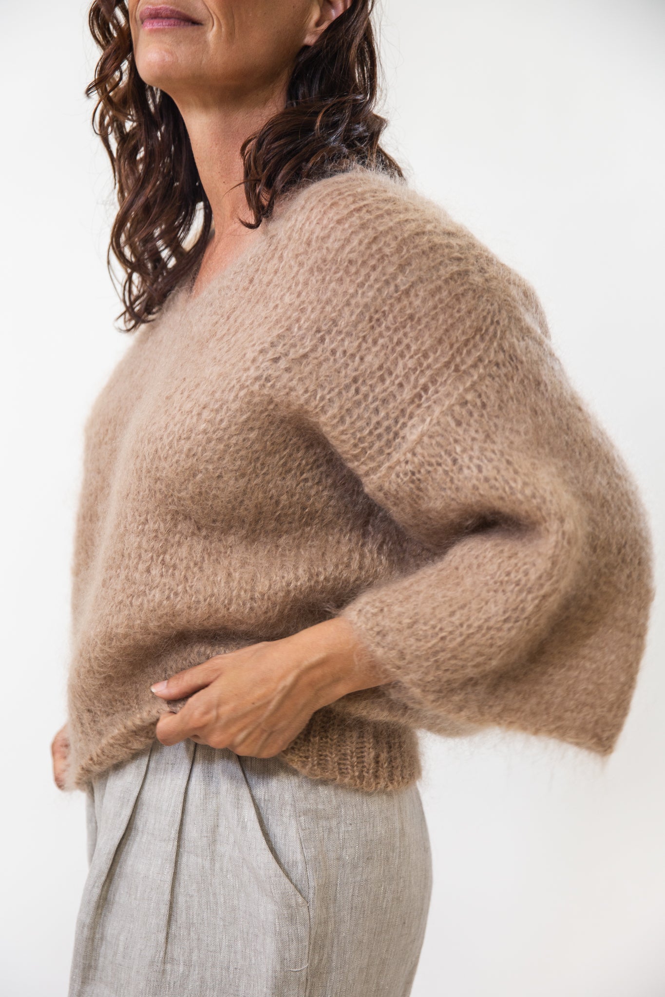 Miranda Pullover | Medium Brown