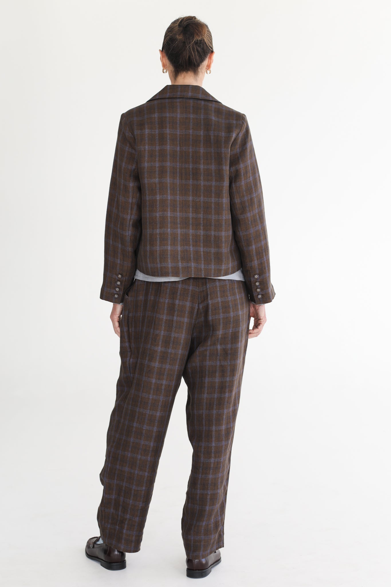 Monty Blazer | Cocoa Plaid