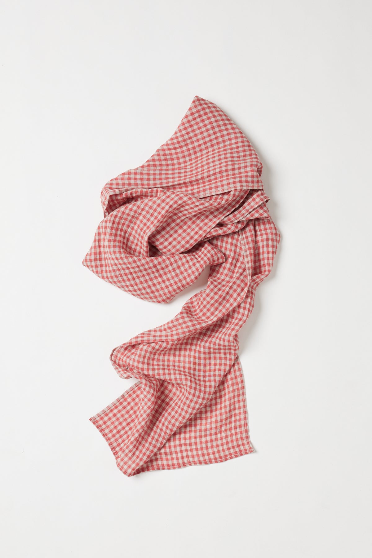 Obi Scarf | Burnt Sienna Gingham