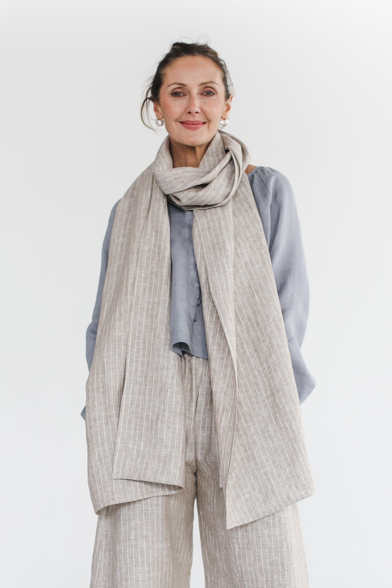 Obi Scarf | Elm Stripe