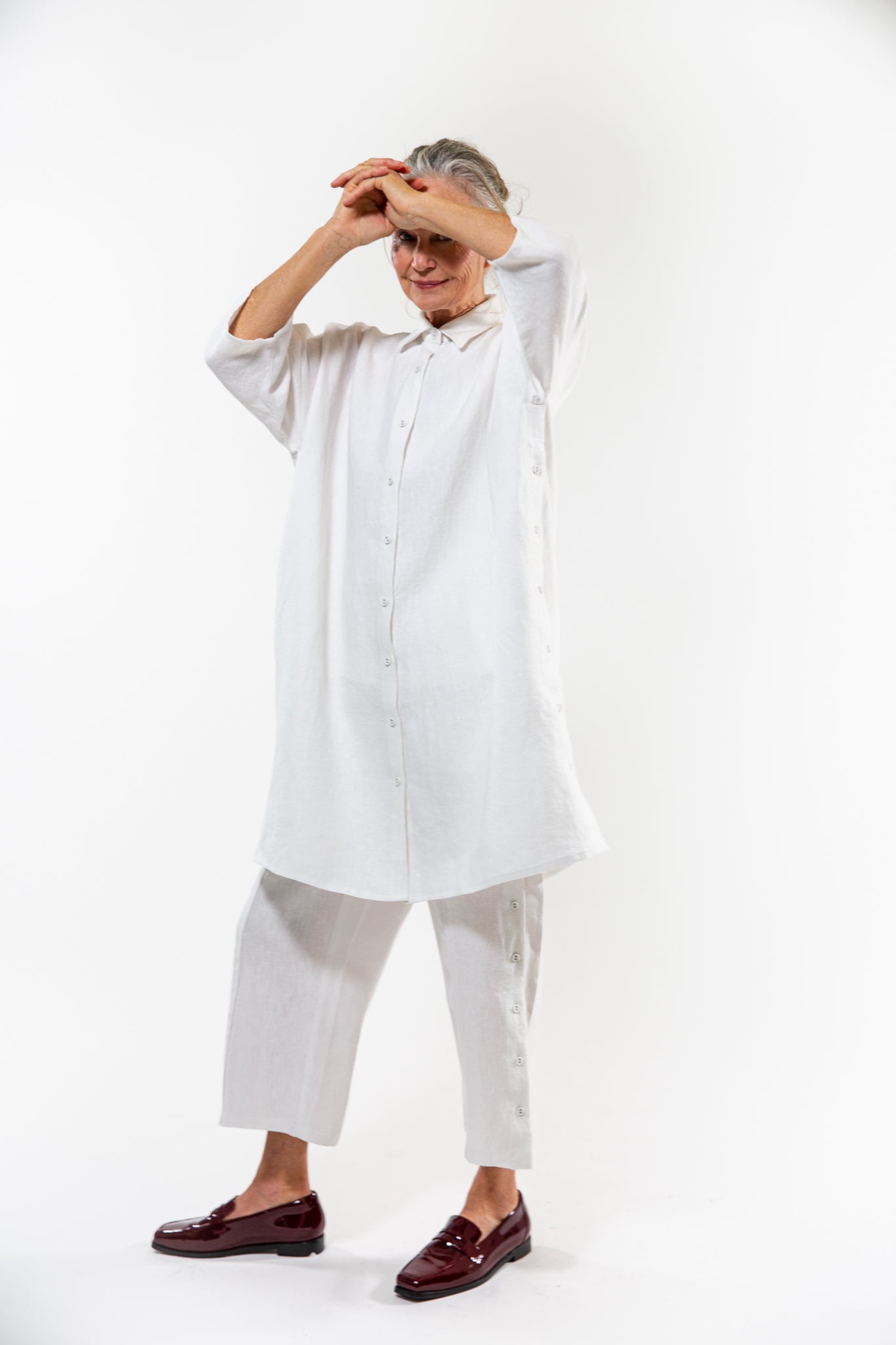 Pippi Shirt Dress | White