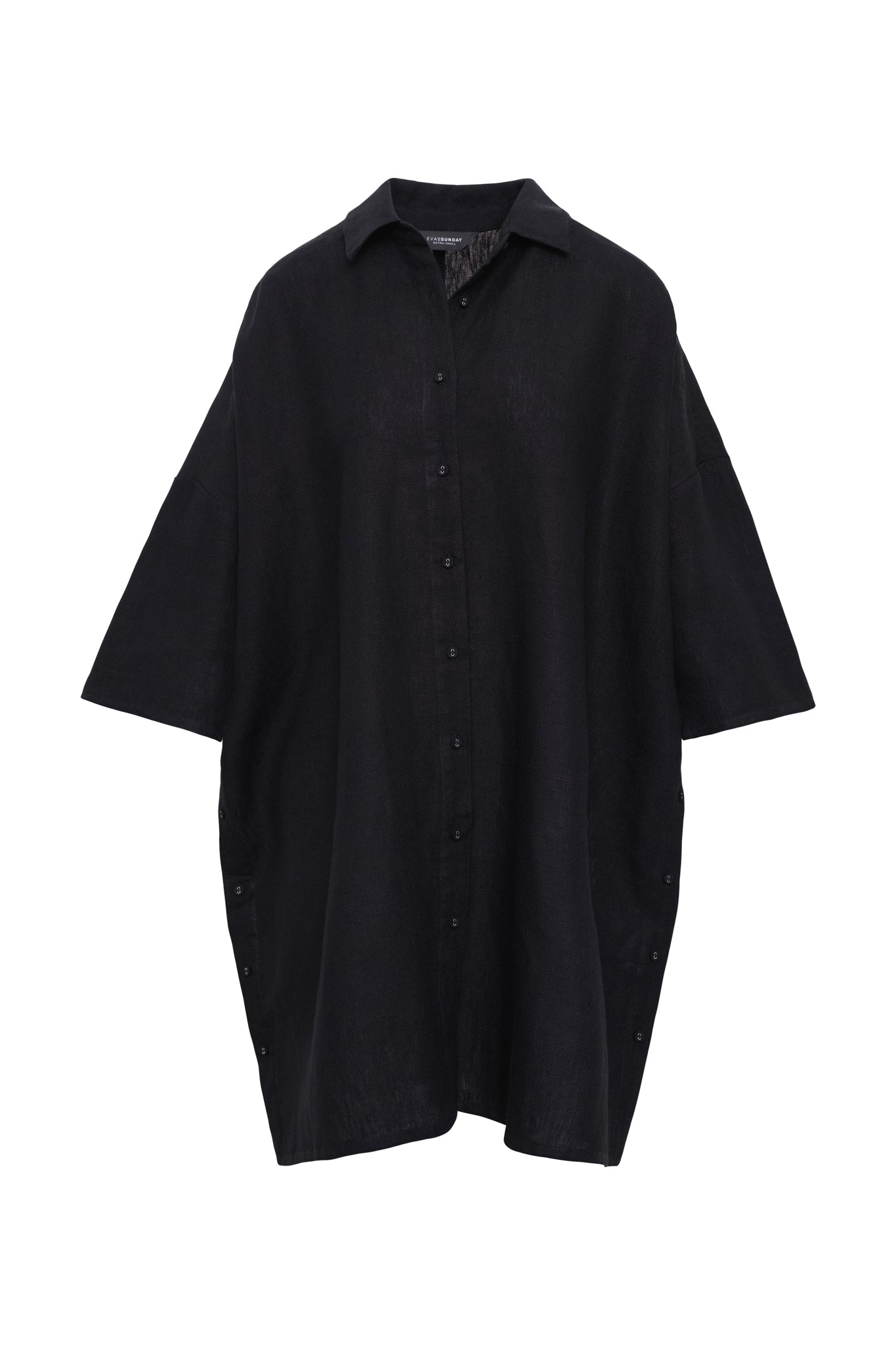Pippi Shirt Dress | Black