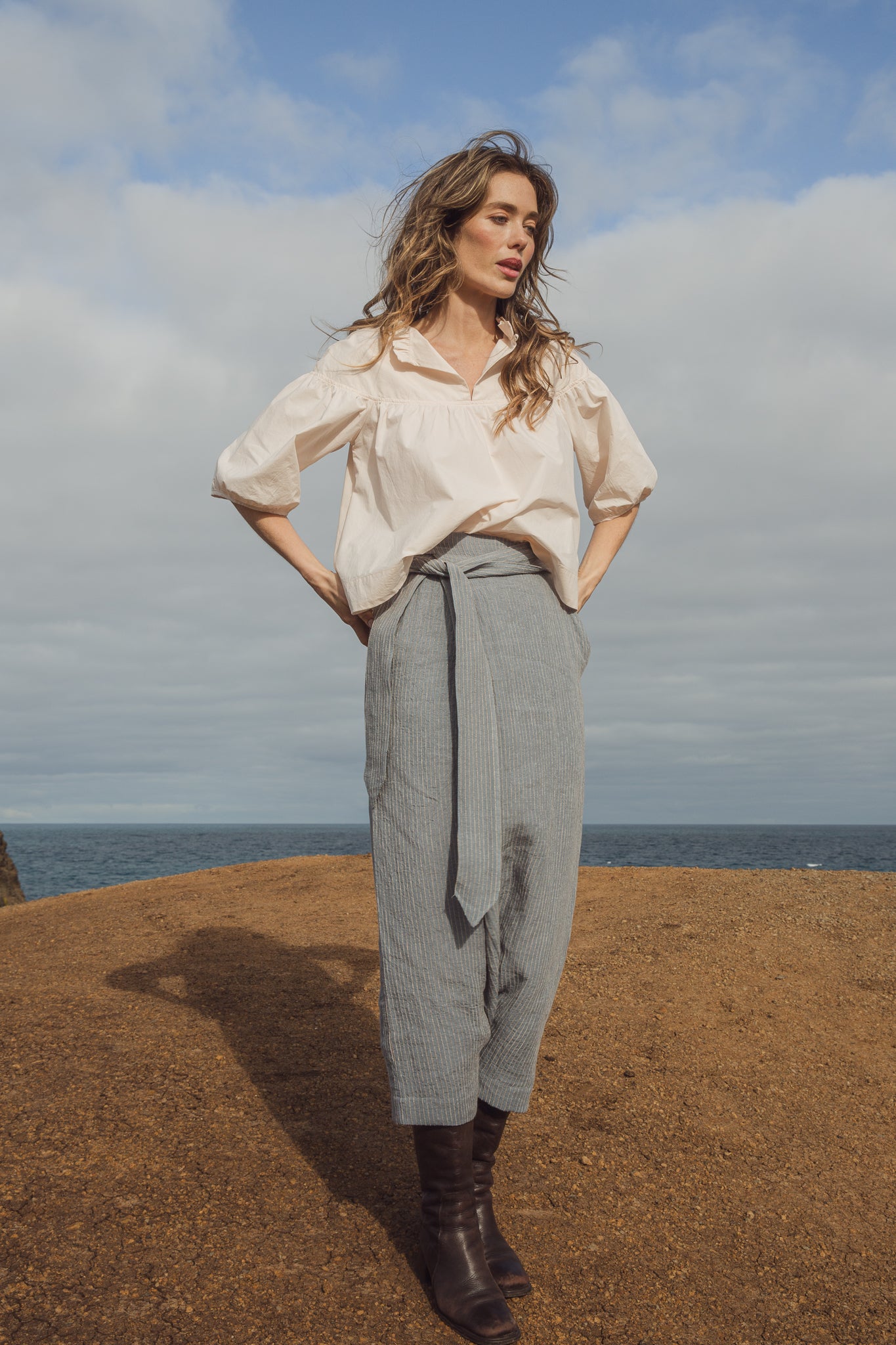 Pointed Tie | Dutch Blue Stripe