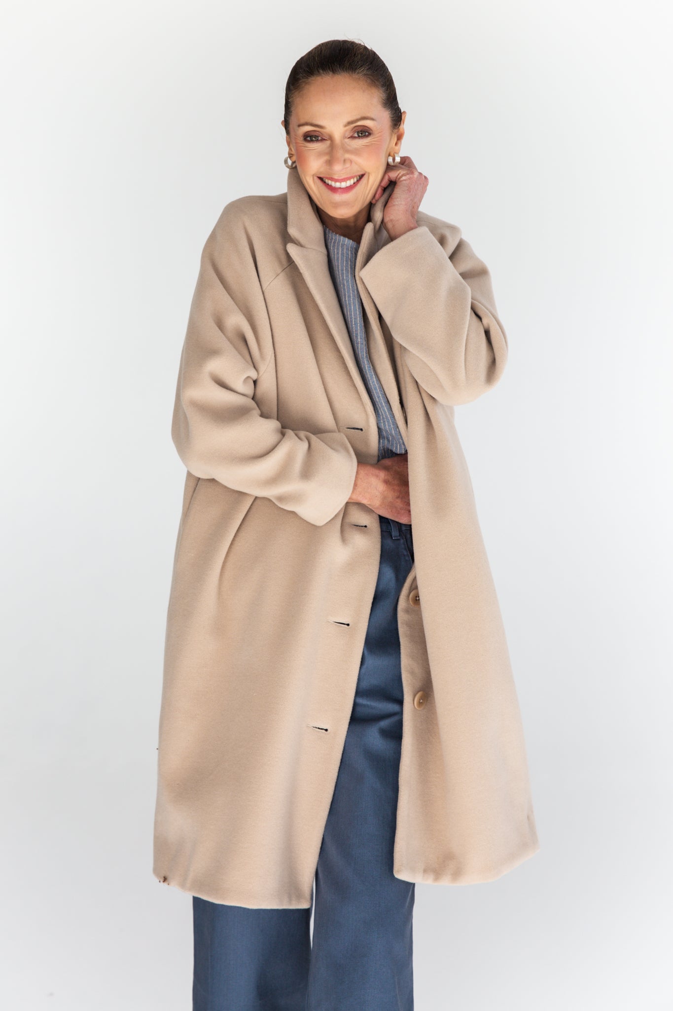 Rhys Coat | Biscuit