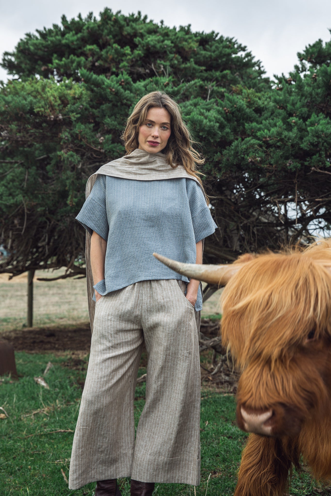 Riley Top | Dutch Blue Stripe