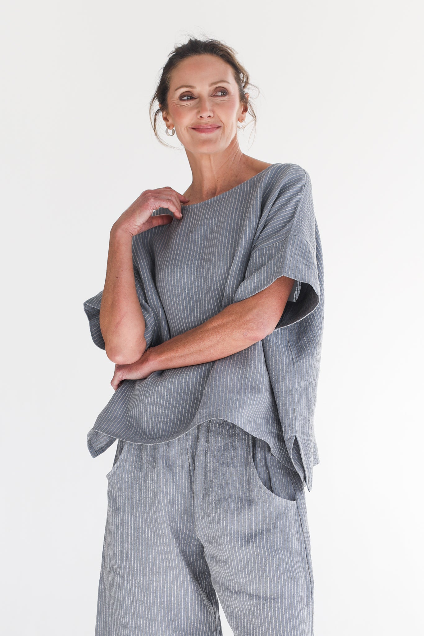 Riley Top | Dutch Blue Stripe