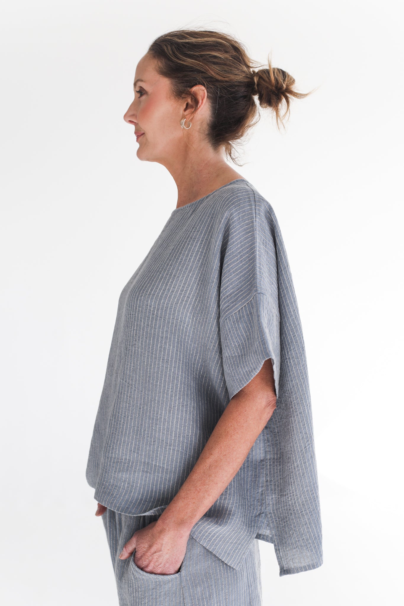 Riley Top | Dutch Blue Stripe