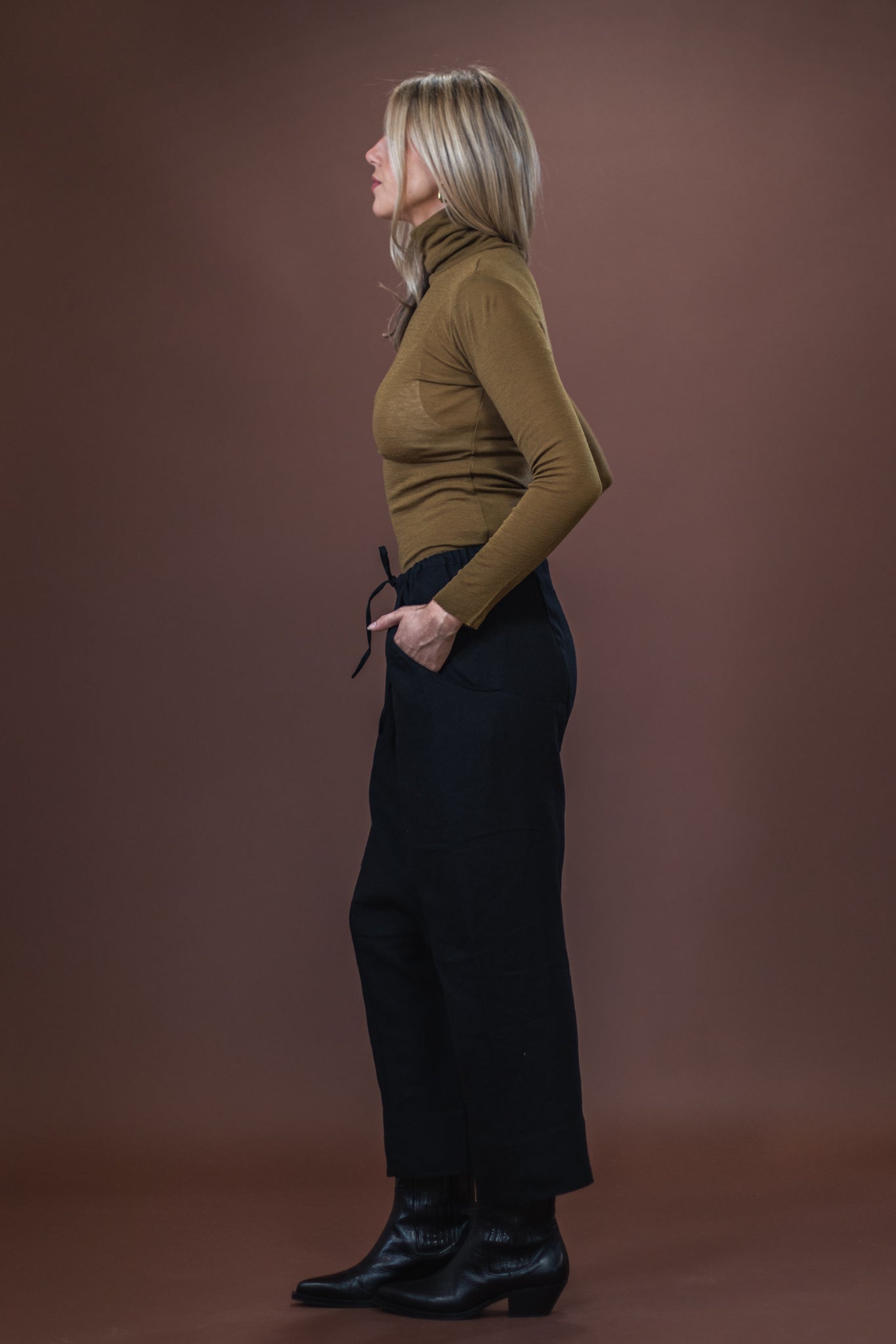 Merino Roll Neck | Bronze