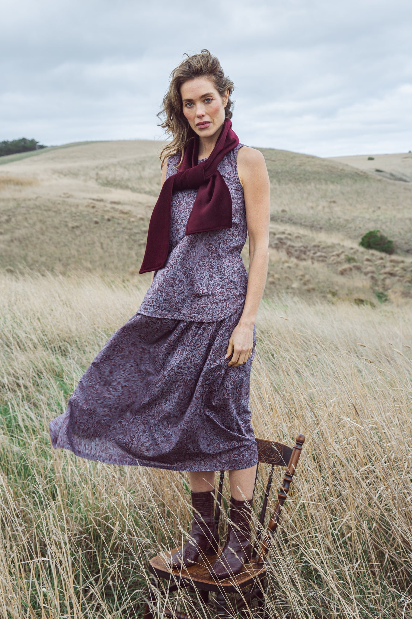 Winter Scarf | Ruby