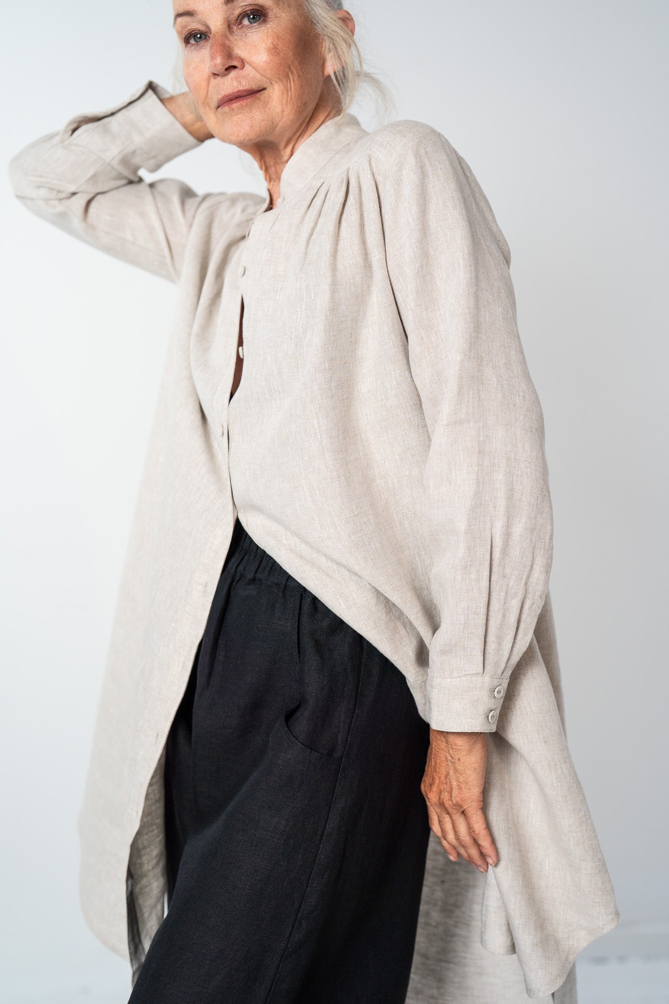 Ophelia Shirt Dress | Neutral