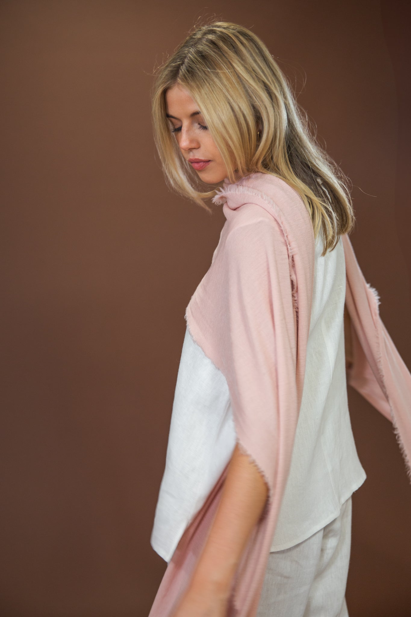 Merino Scarf | Rose
