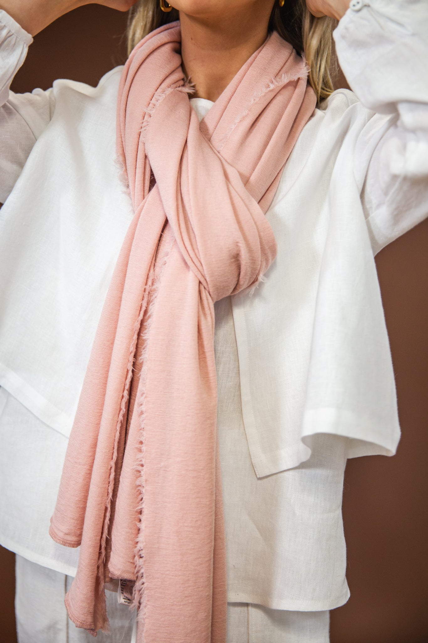 Merino Scarf | Rose