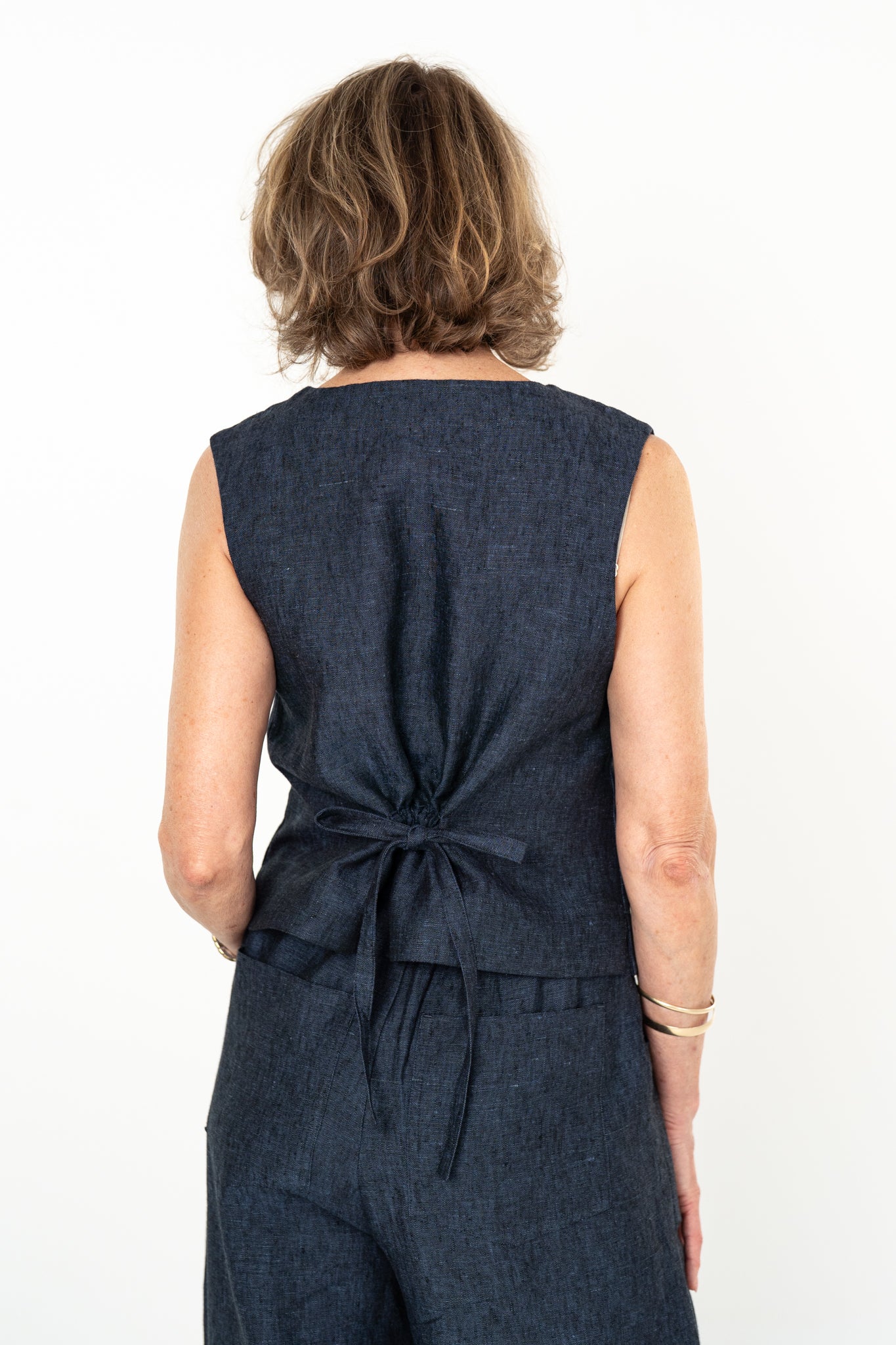 Solange Vest | Navy