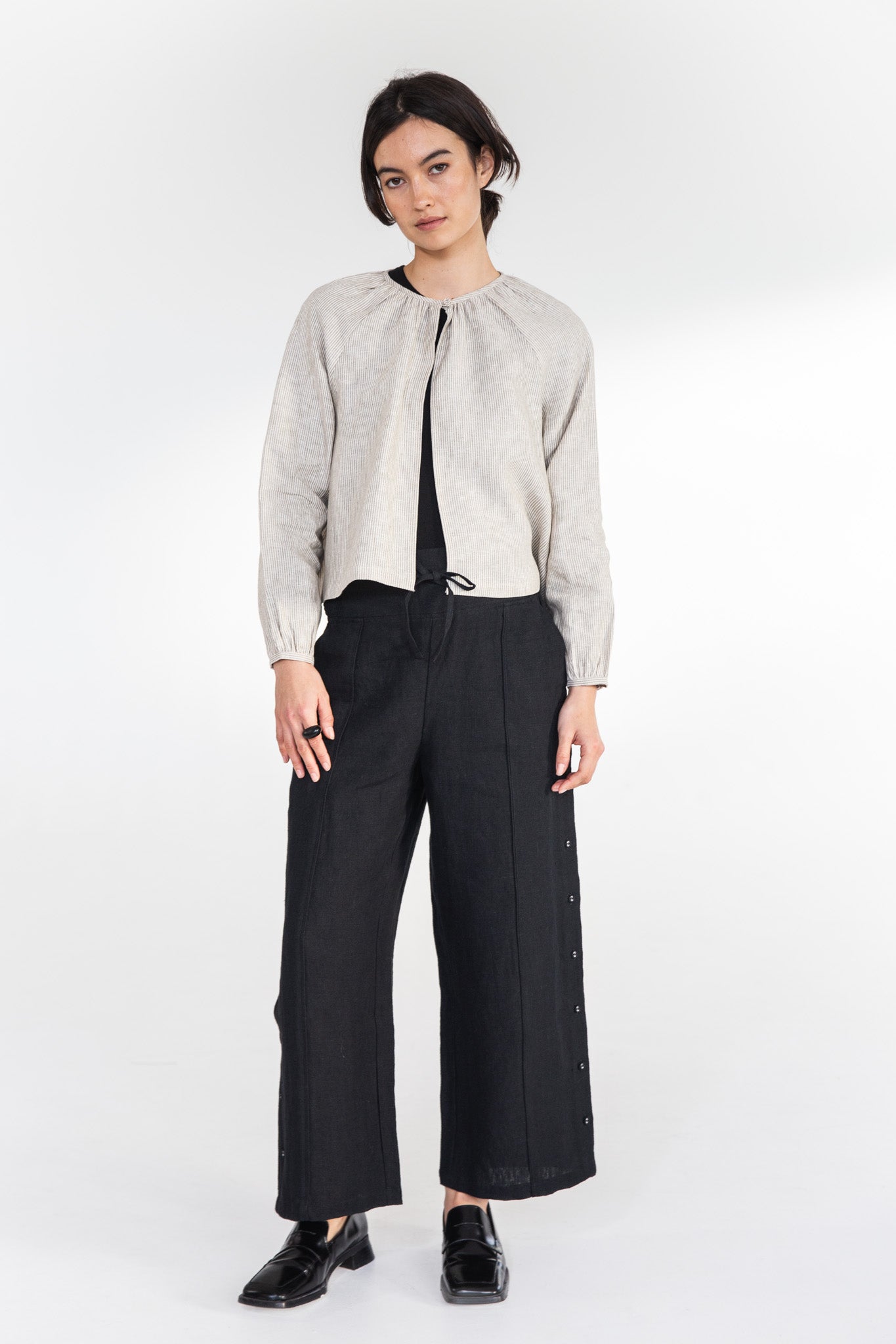 Glenda Jacket | Acorn Stripe