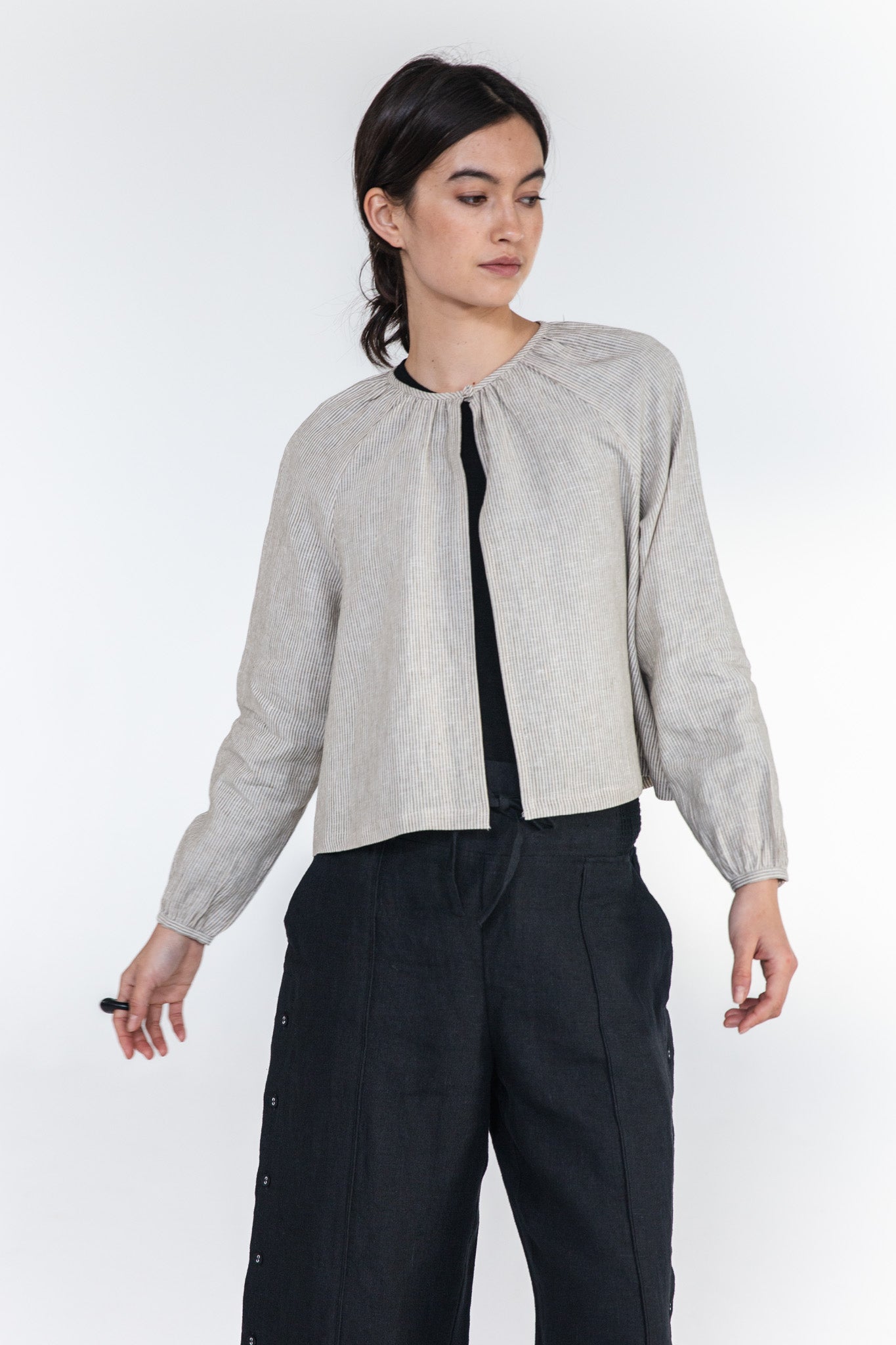 Glenda Jacket | Acorn Stripe