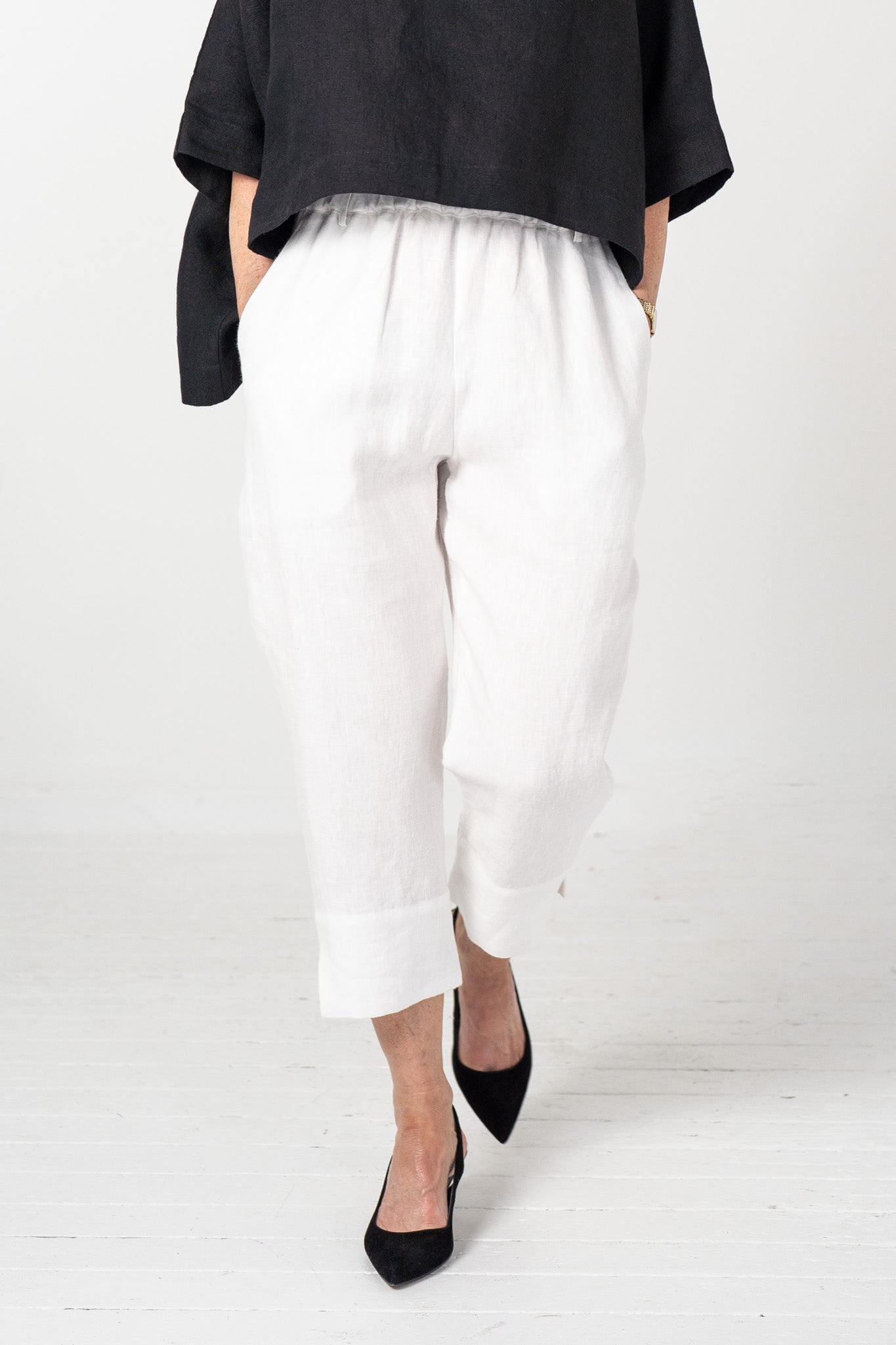 Teddy Pant | White